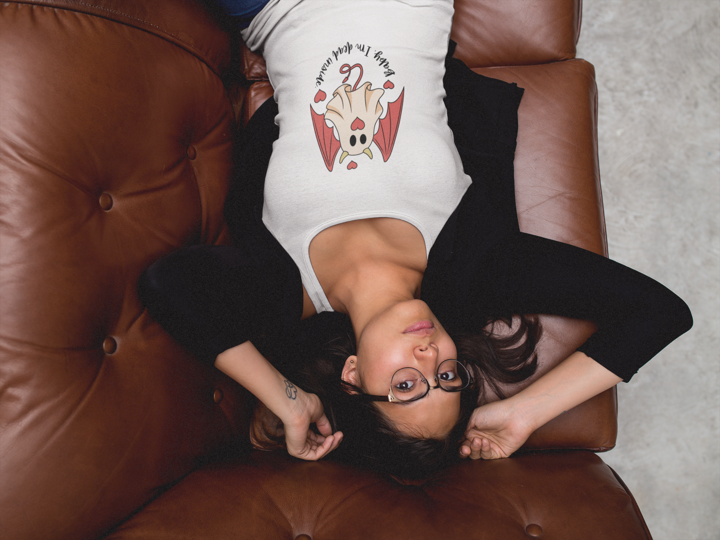 Anti-Valentine's Day Racerback Tank: Wear Your Heartbreak in Style