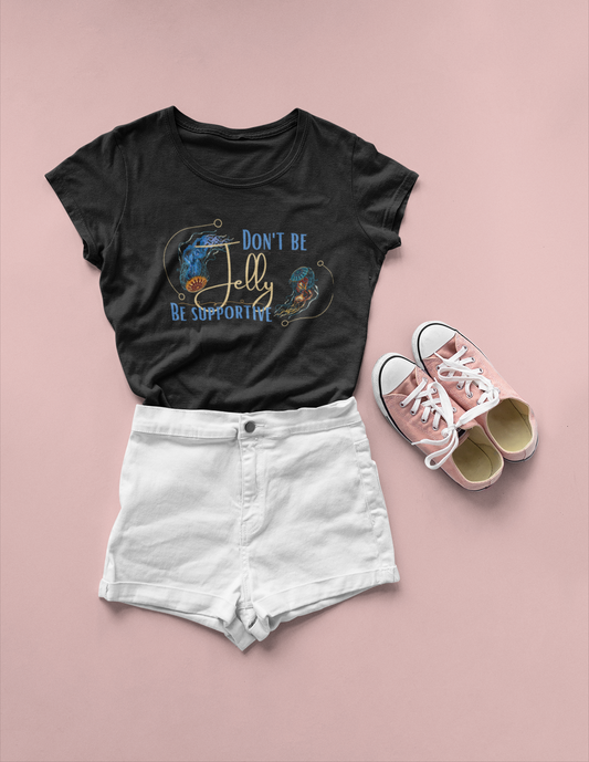 Jellyfish Design Tee - Support Your Friends in Style! Unisex Short Sleeve Shirt by Bella Canvas