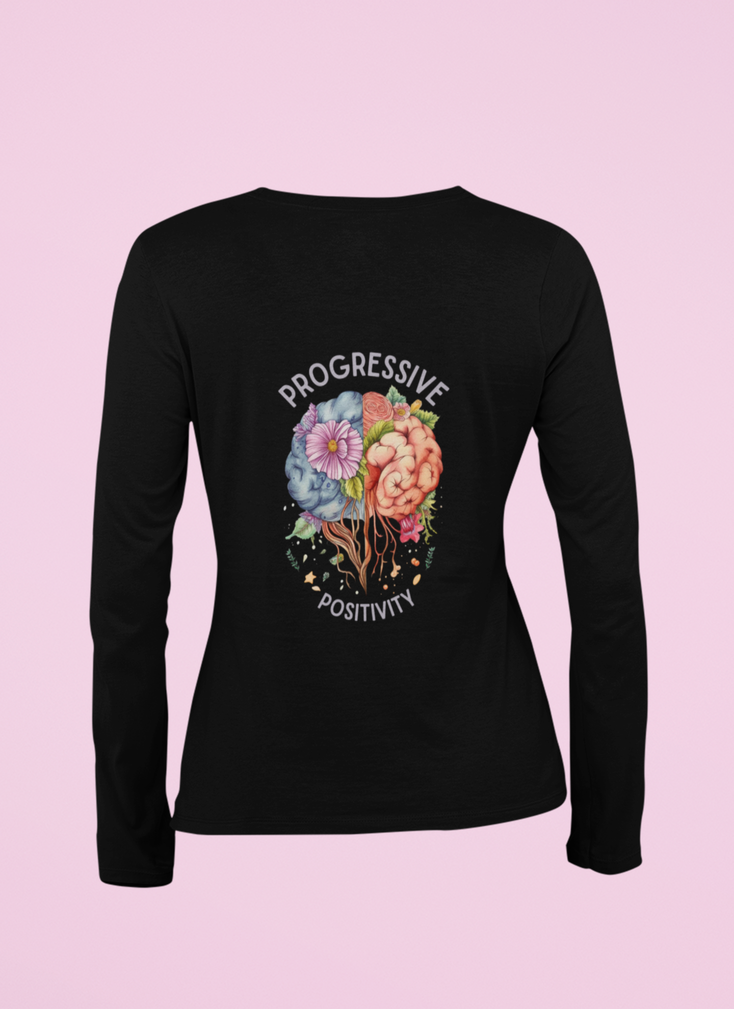 Mindful and Progressive Long Sleeve Tee for Positive Vibes | Unisex Jersey Shirt