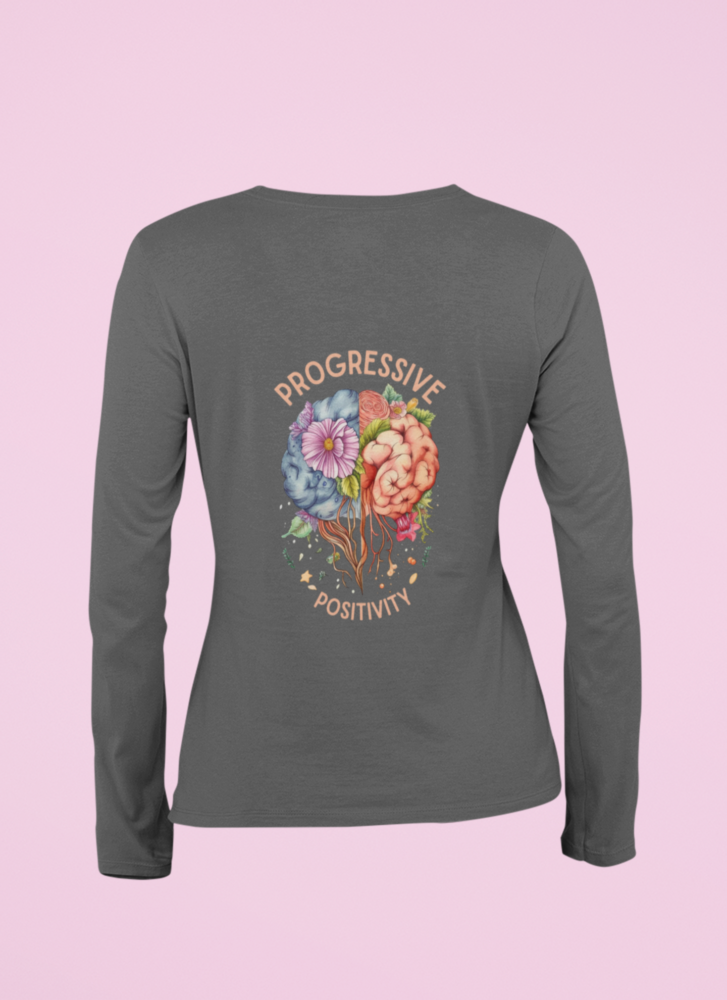Mindful and Progressive Long Sleeve Tee for Positive Vibes | Unisex Jersey Shirt