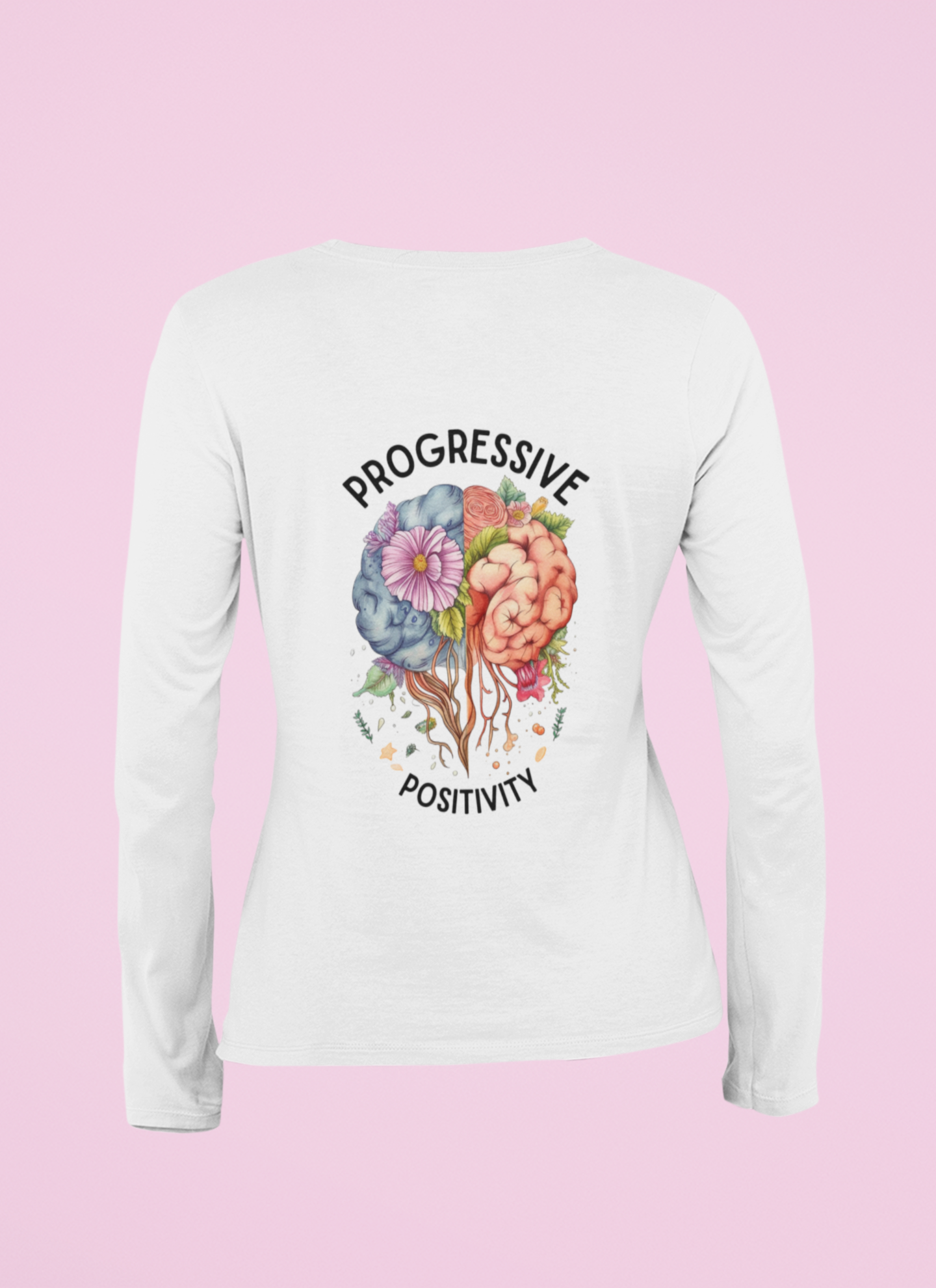 Mindful and Progressive Long Sleeve Tee for Positive Vibes | Unisex Jersey Shirt