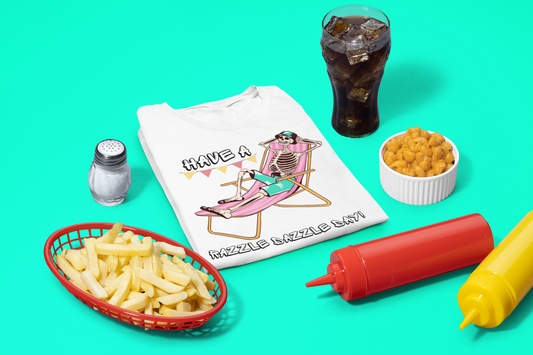 Tee Shirt Summer Skeleton Relaxing Mens Jersey Top