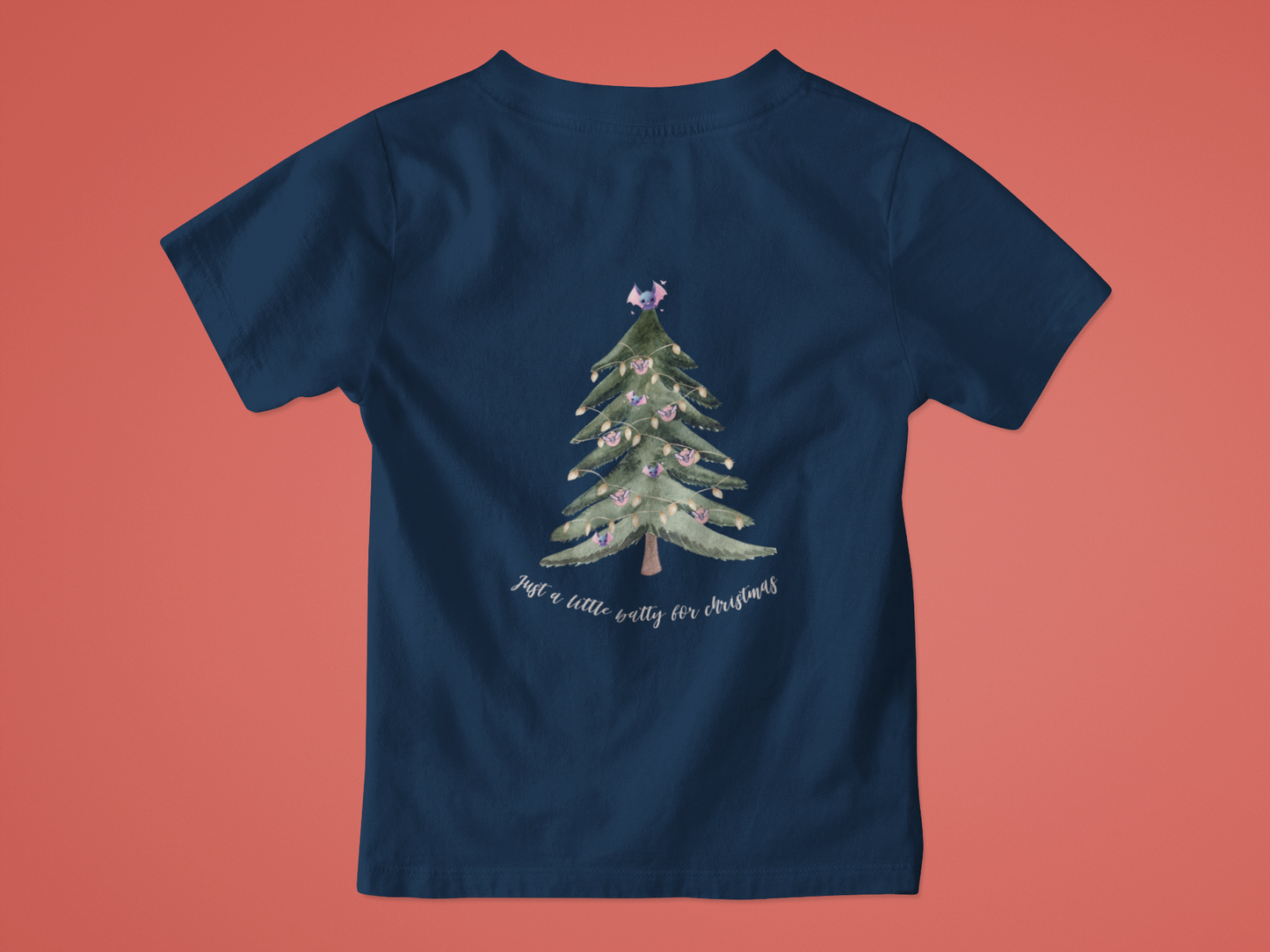 Batty for Christmas Kids' Short Sleeve T-Shirt