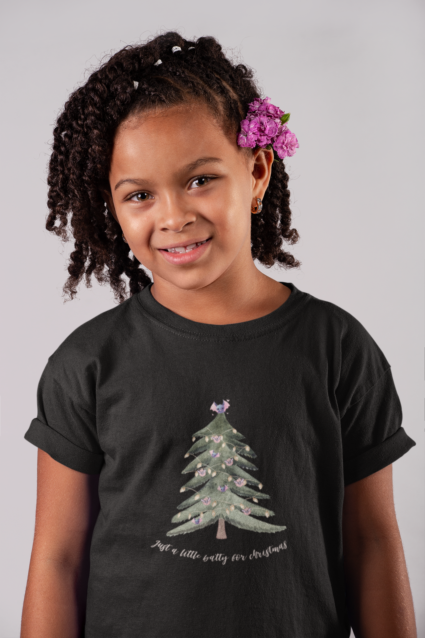Batty for Christmas Kids' Short Sleeve T-Shirt