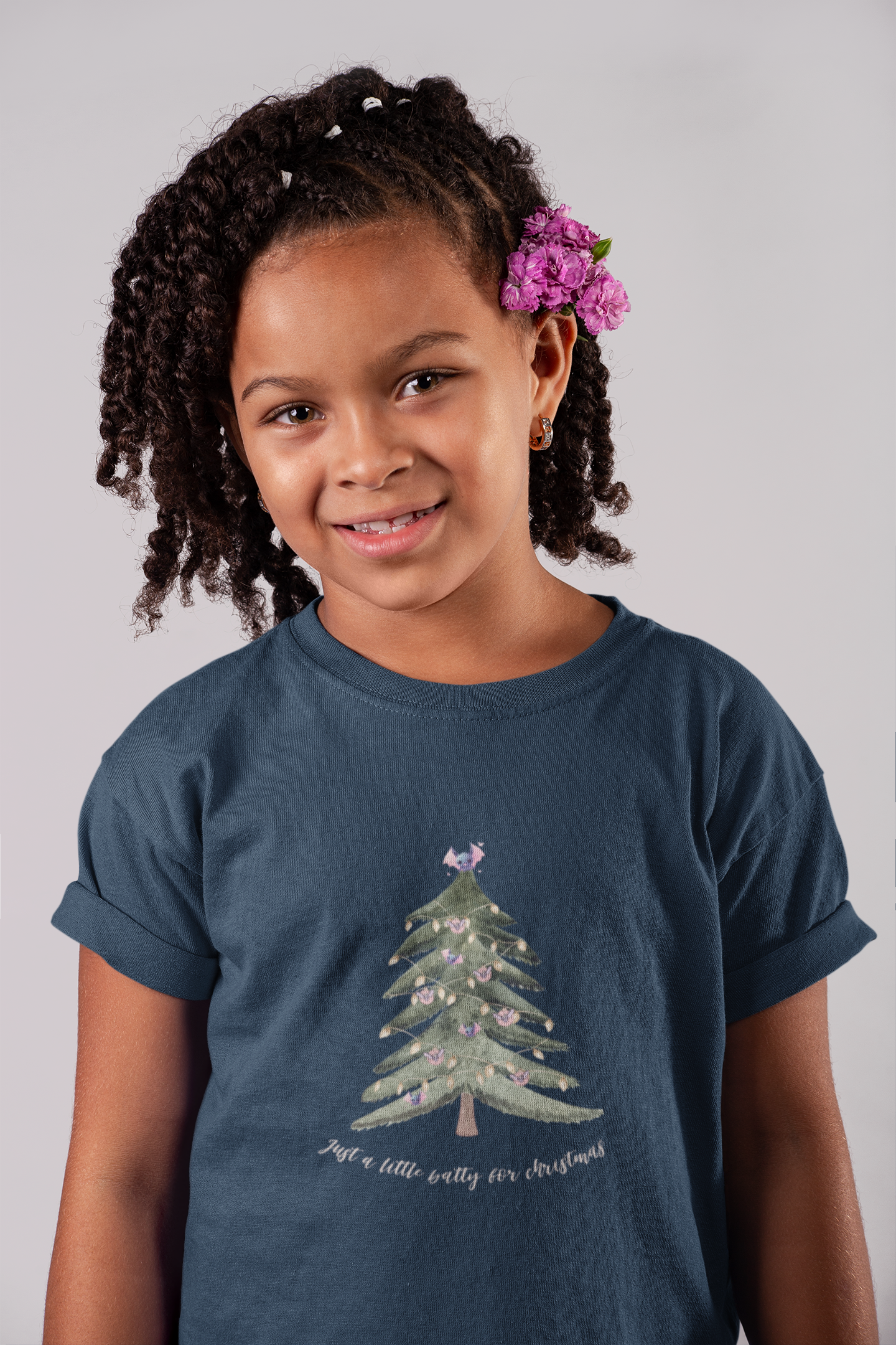 Batty for Christmas Kids' Short Sleeve T-Shirt