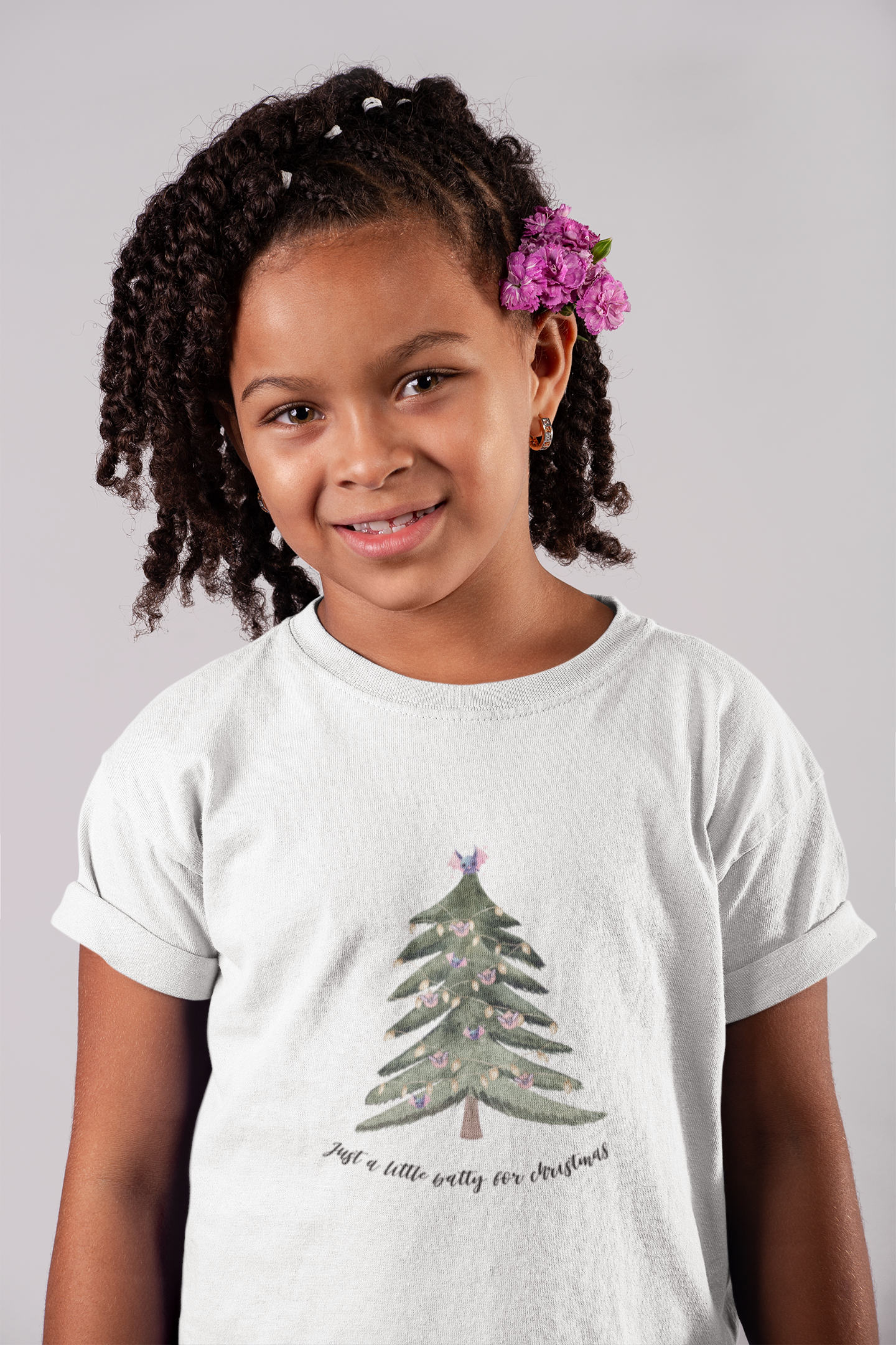 Batty for Christmas Kids' Short Sleeve T-Shirt