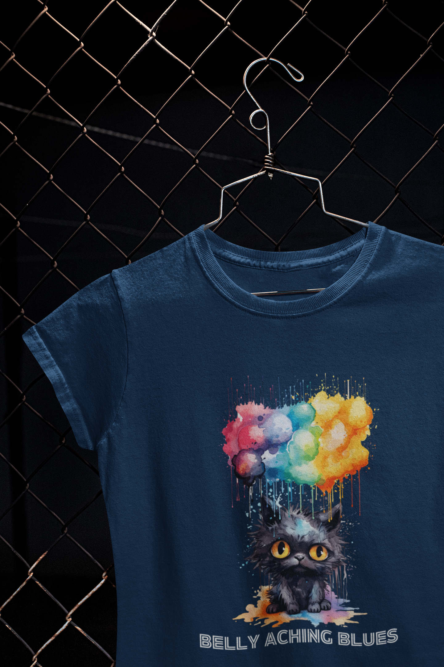 Cat Blues Youth Short Sleeve Tee: A Purr-fect Addition to Your Kid's Wardrobe!