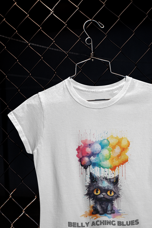 Cat Blues Youth Short Sleeve Tee: A Purr-fect Addition to Your Kid's Wardrobe!