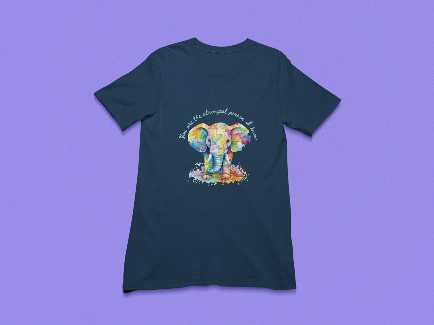 Empower Your Kids with Our Strong Elephant Youth Short Sleeve Tee!