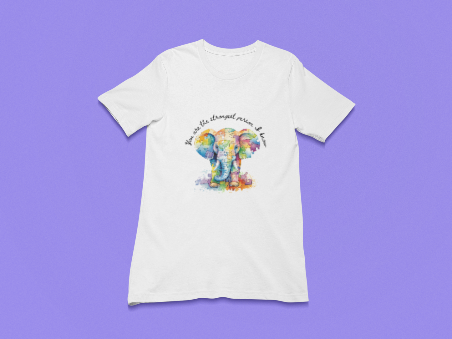 Empower Your Kids with Our Strong Elephant Youth Short Sleeve Tee!