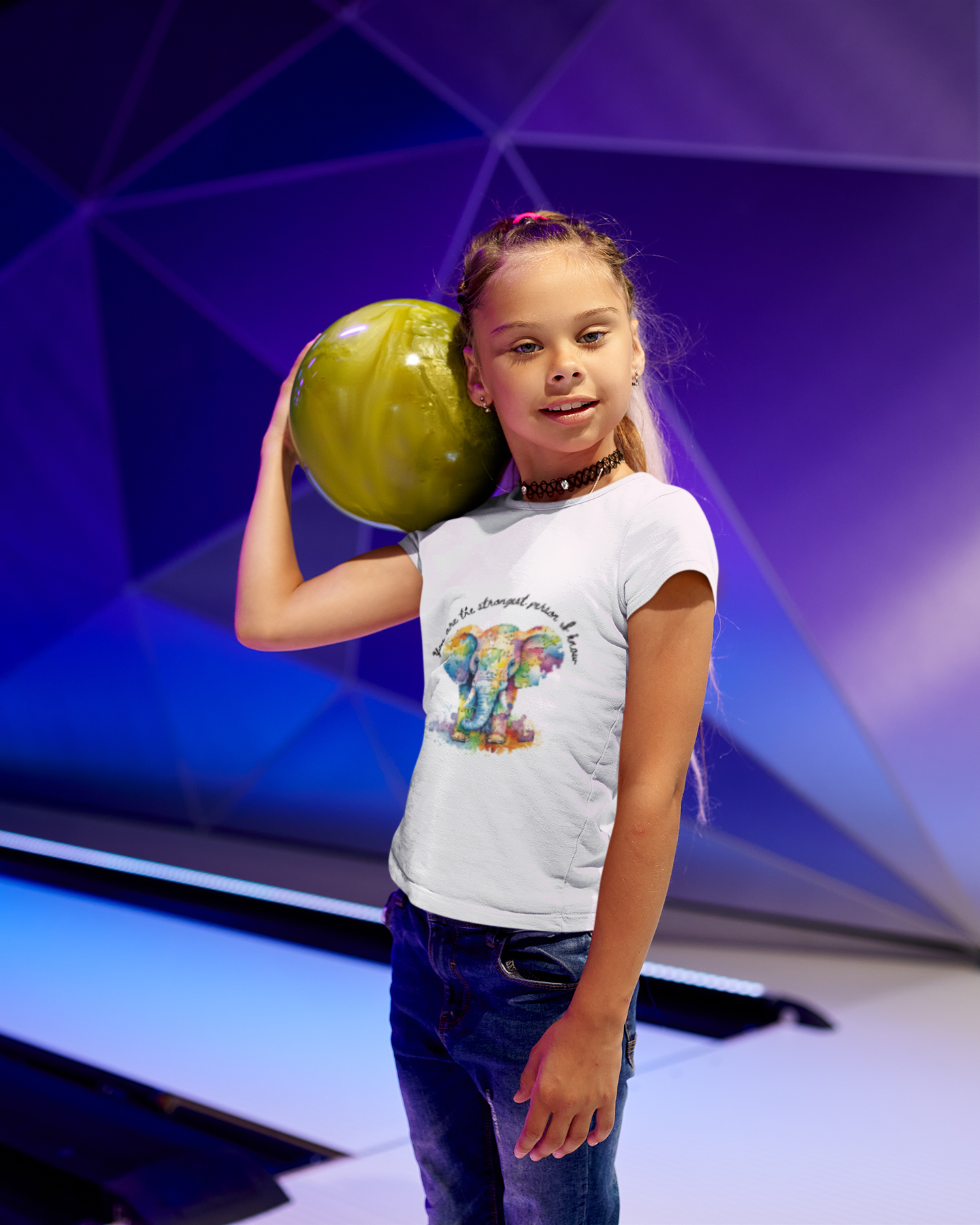 Empower Your Kids with Our Strong Elephant Youth Short Sleeve Tee!
