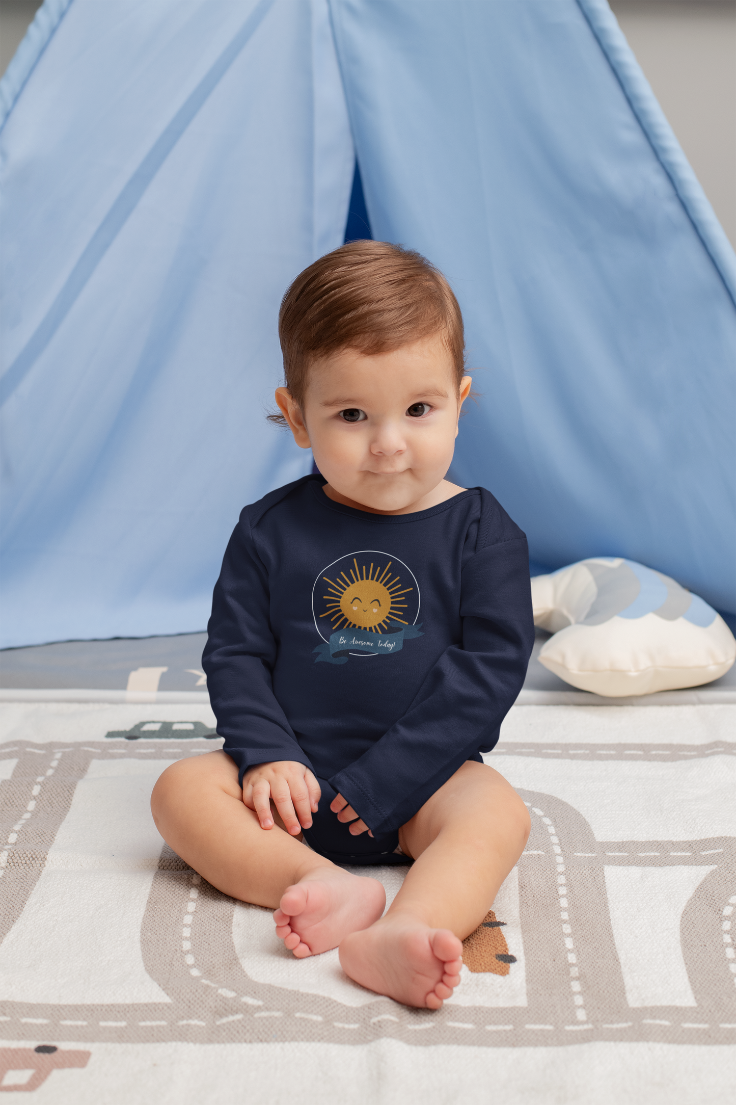 Sunshine Smiles Infant Long Sleeve Bodysuit
