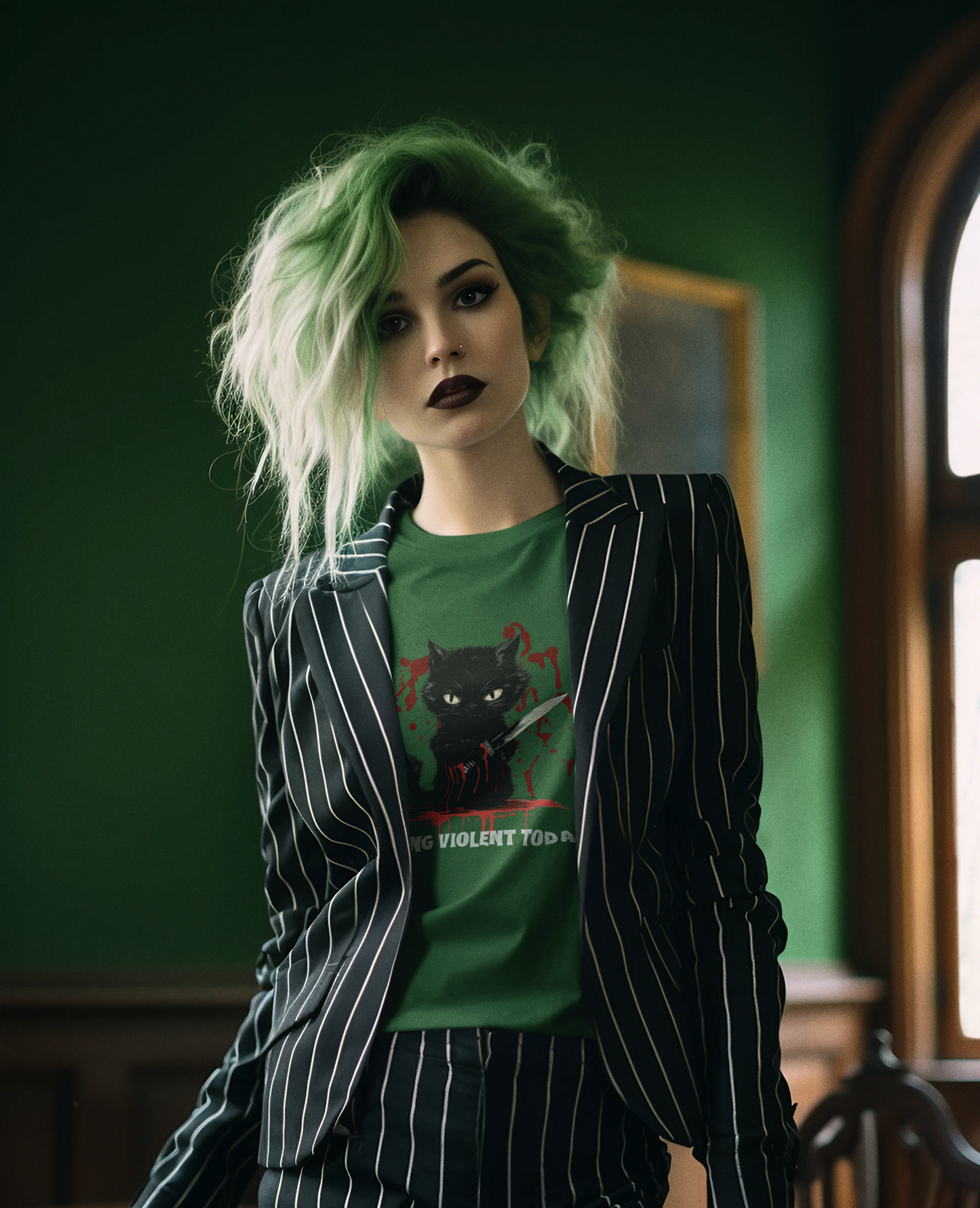 Feeling Violent Today Women's Relaxed T-Shirt - Soft and Comfortable Tee for Effortless Style