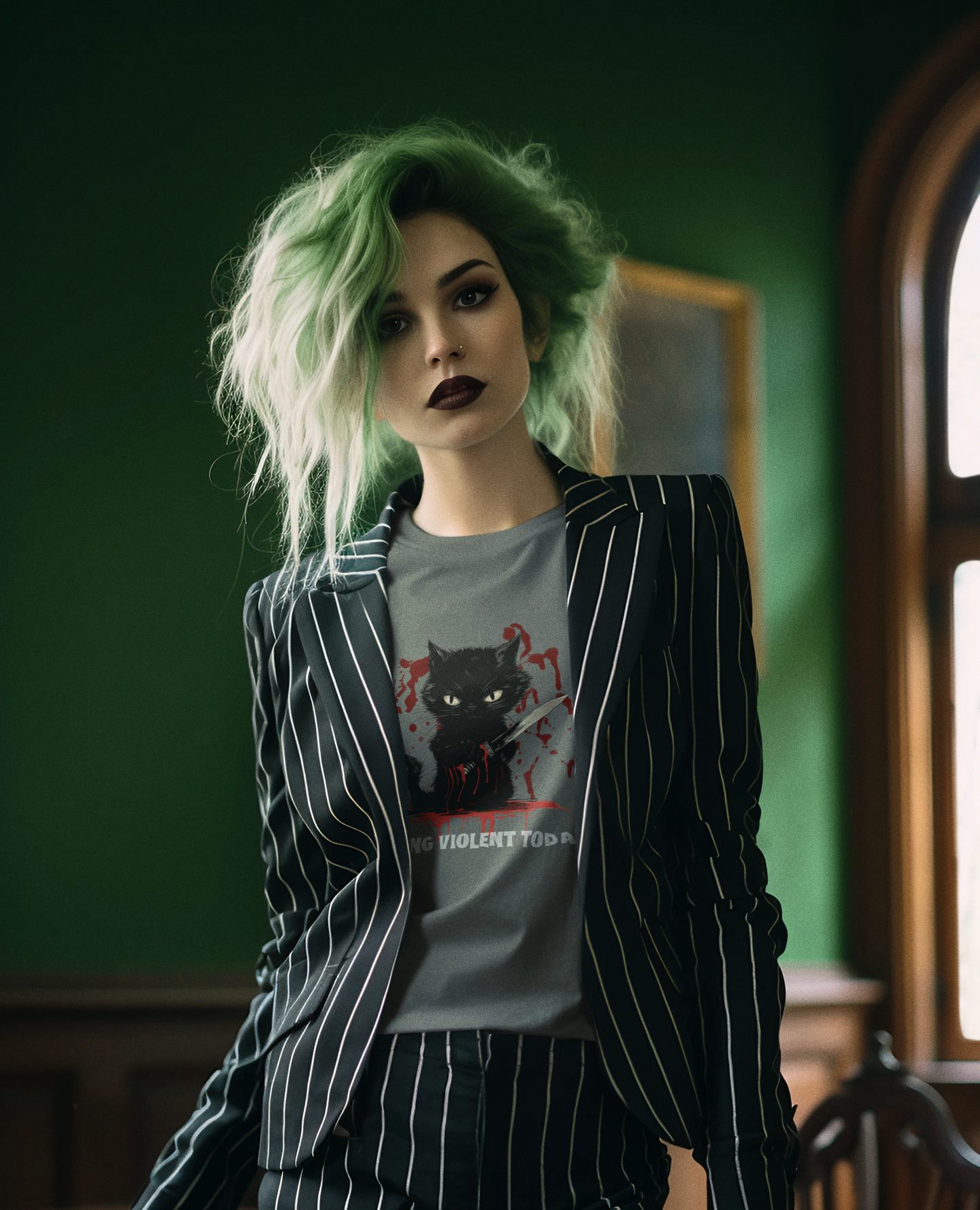 Feeling Violent Today Women's Relaxed T-Shirt - Soft and Comfortable Tee for Effortless Style