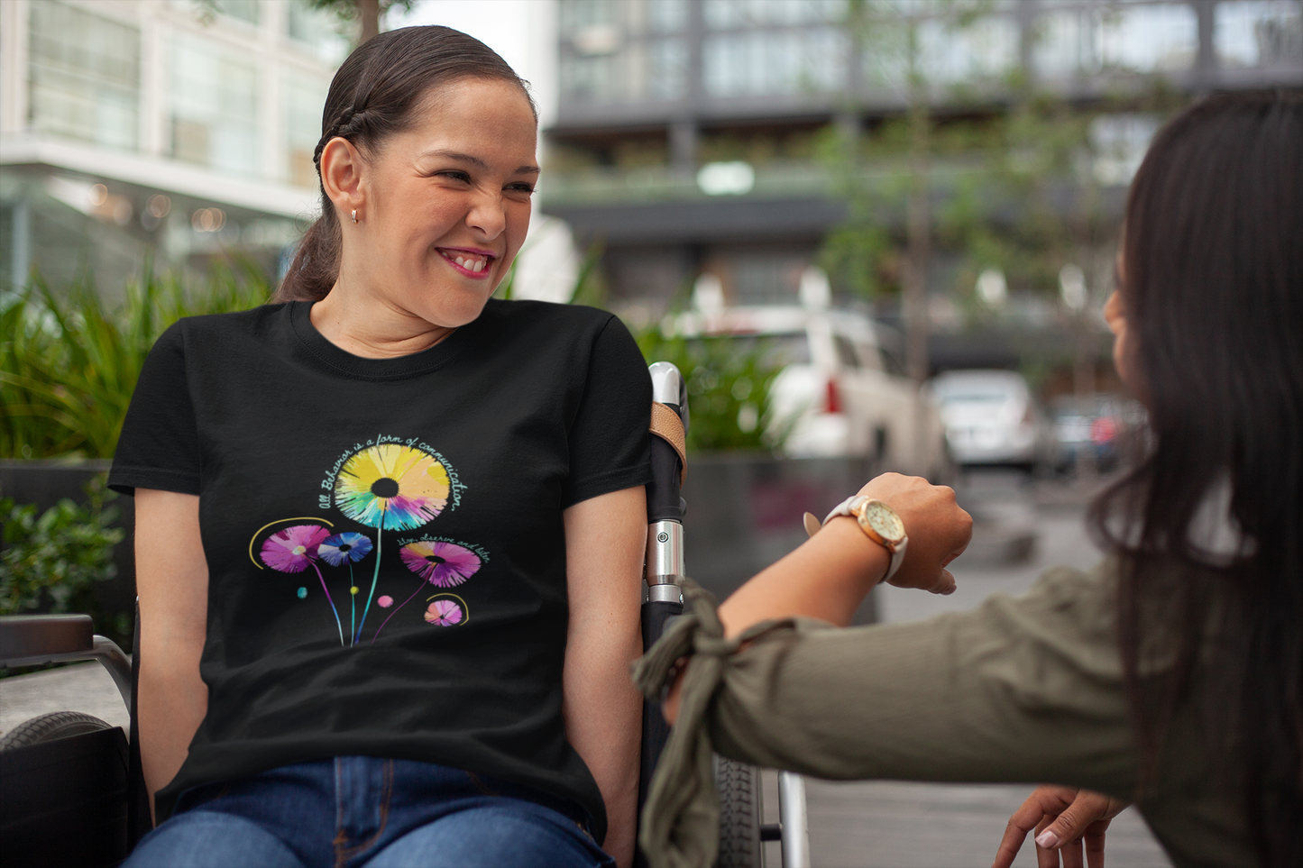 Sustainable Style: Communication Unisex Recycled Organic Tee - Custom Design Available