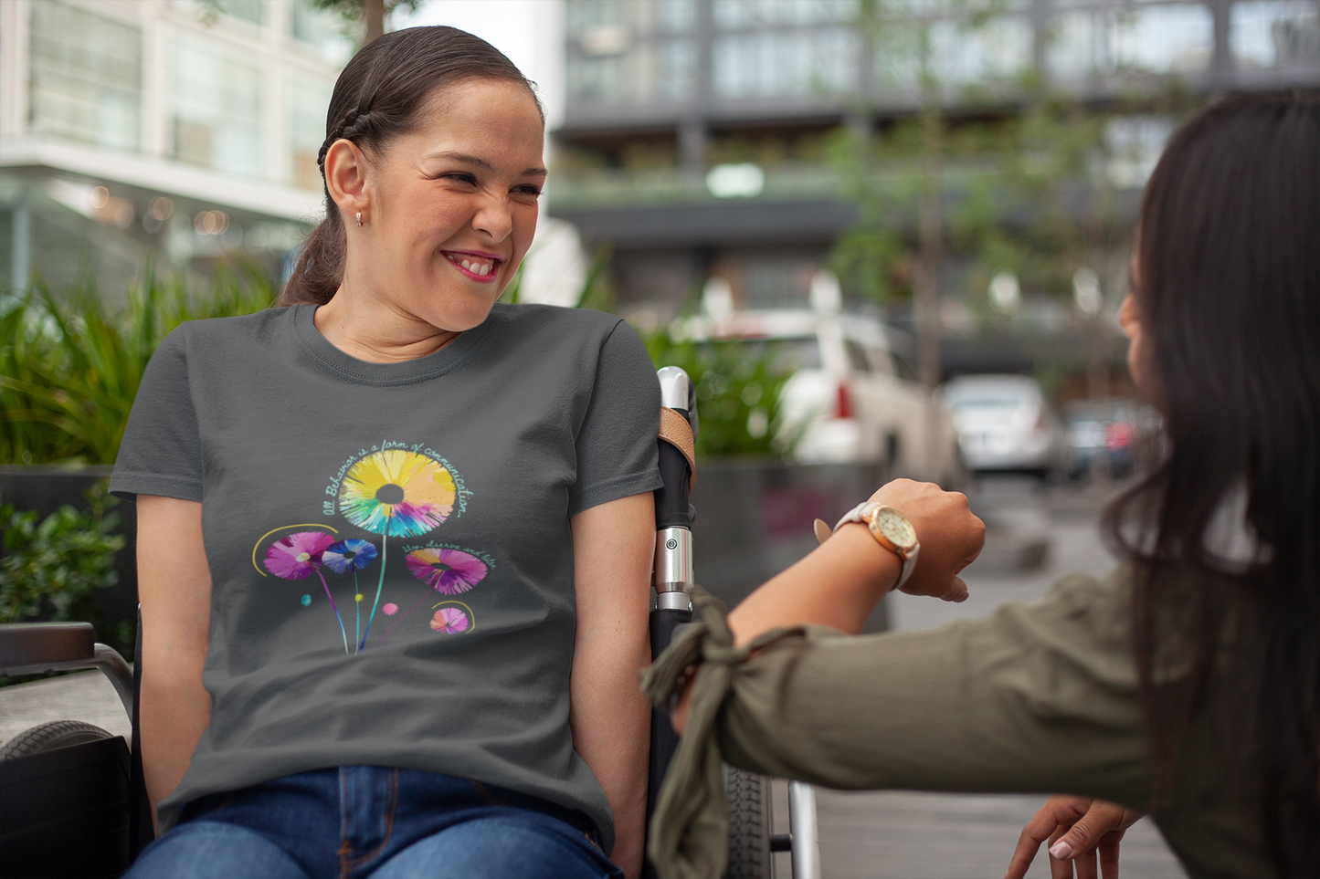 Sustainable Style: Communication Unisex Recycled Organic Tee - Custom Design Available