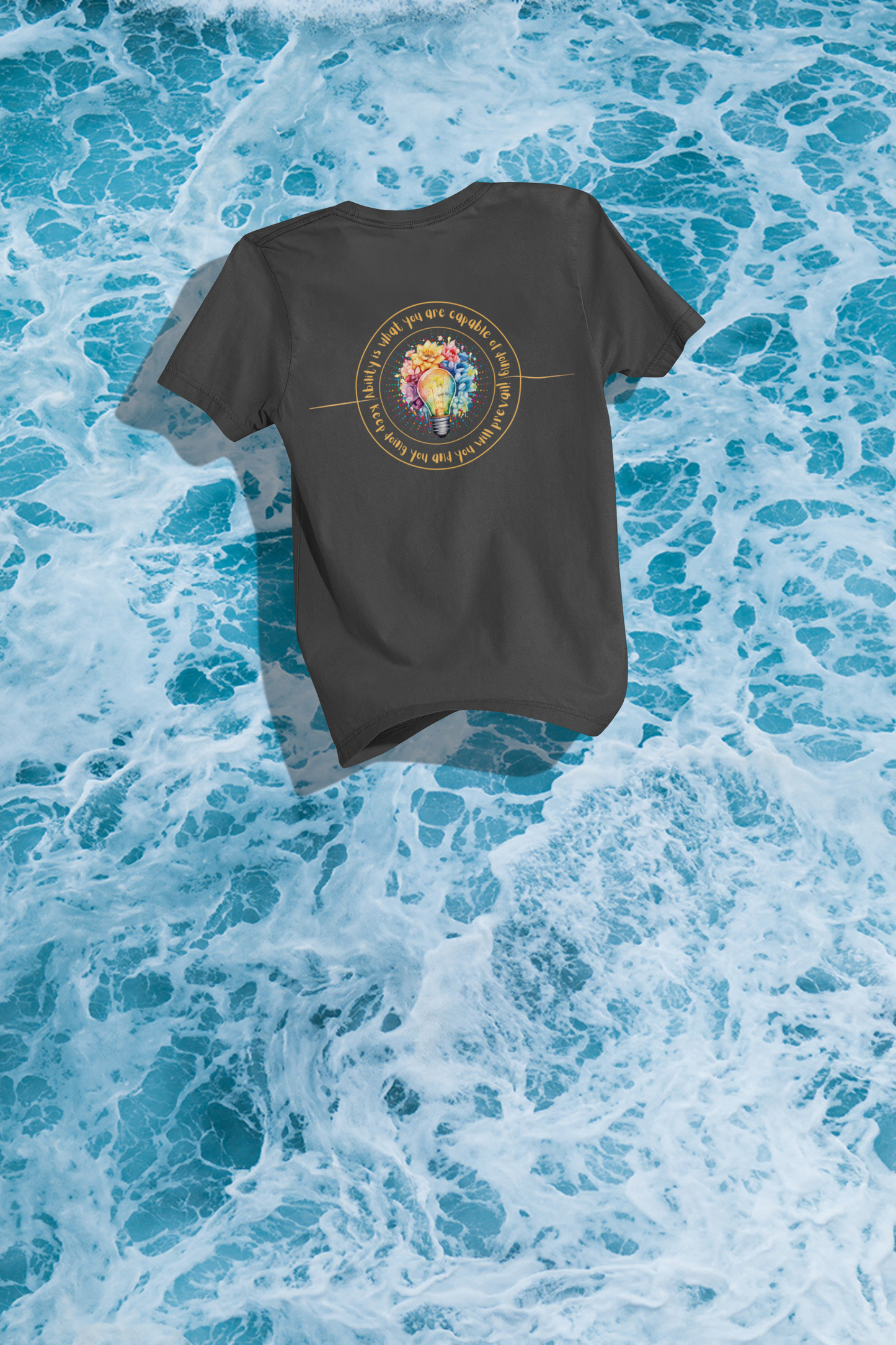 Sustainable Style: Ability is Capable Recycled Organic T-Shirt for All Genders