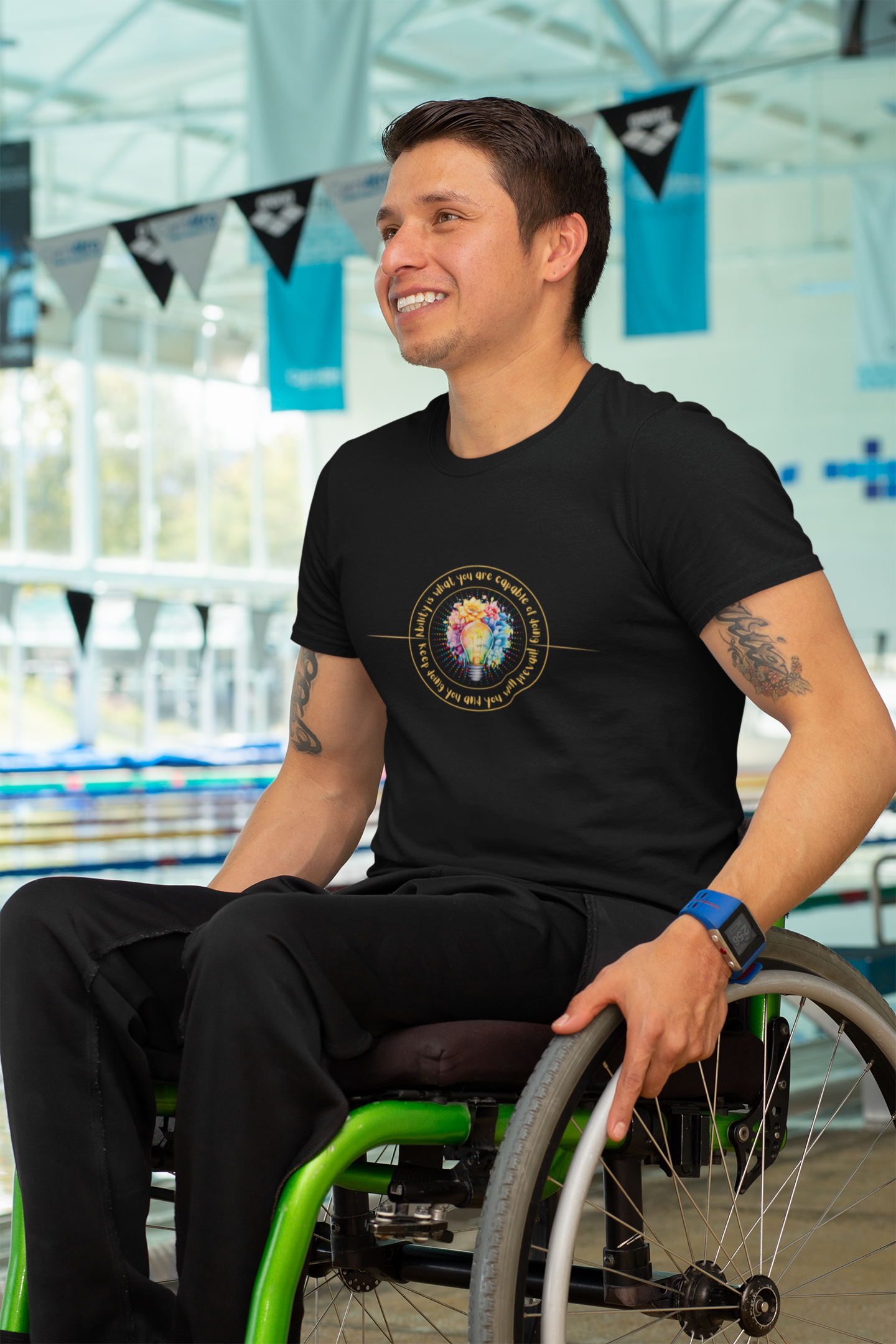 Sustainable Style: Ability is Capable Recycled Organic T-Shirt for All Genders