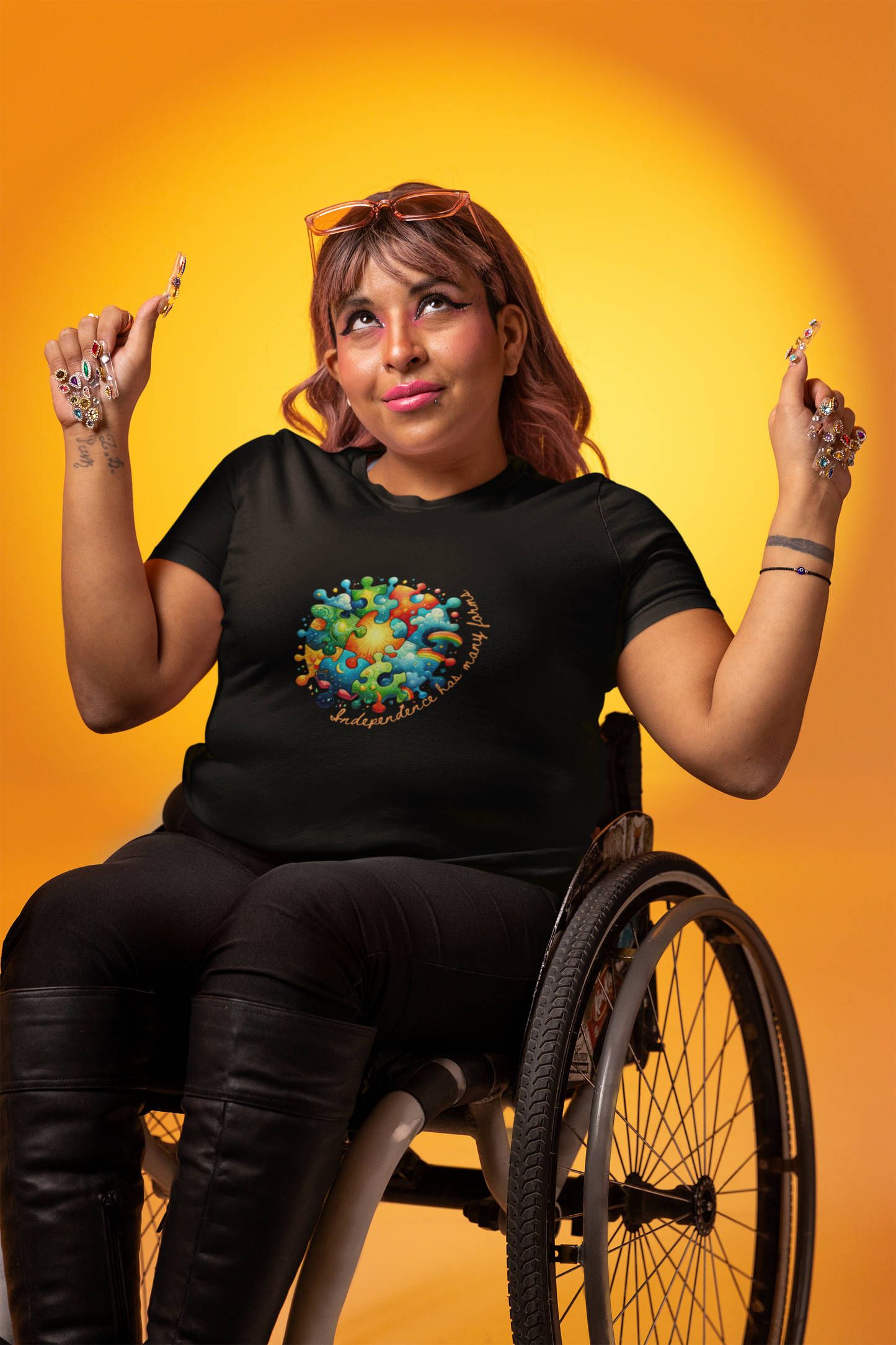 Unique Neurodiversity Motivation Tee for Special Needs: Positive Independence