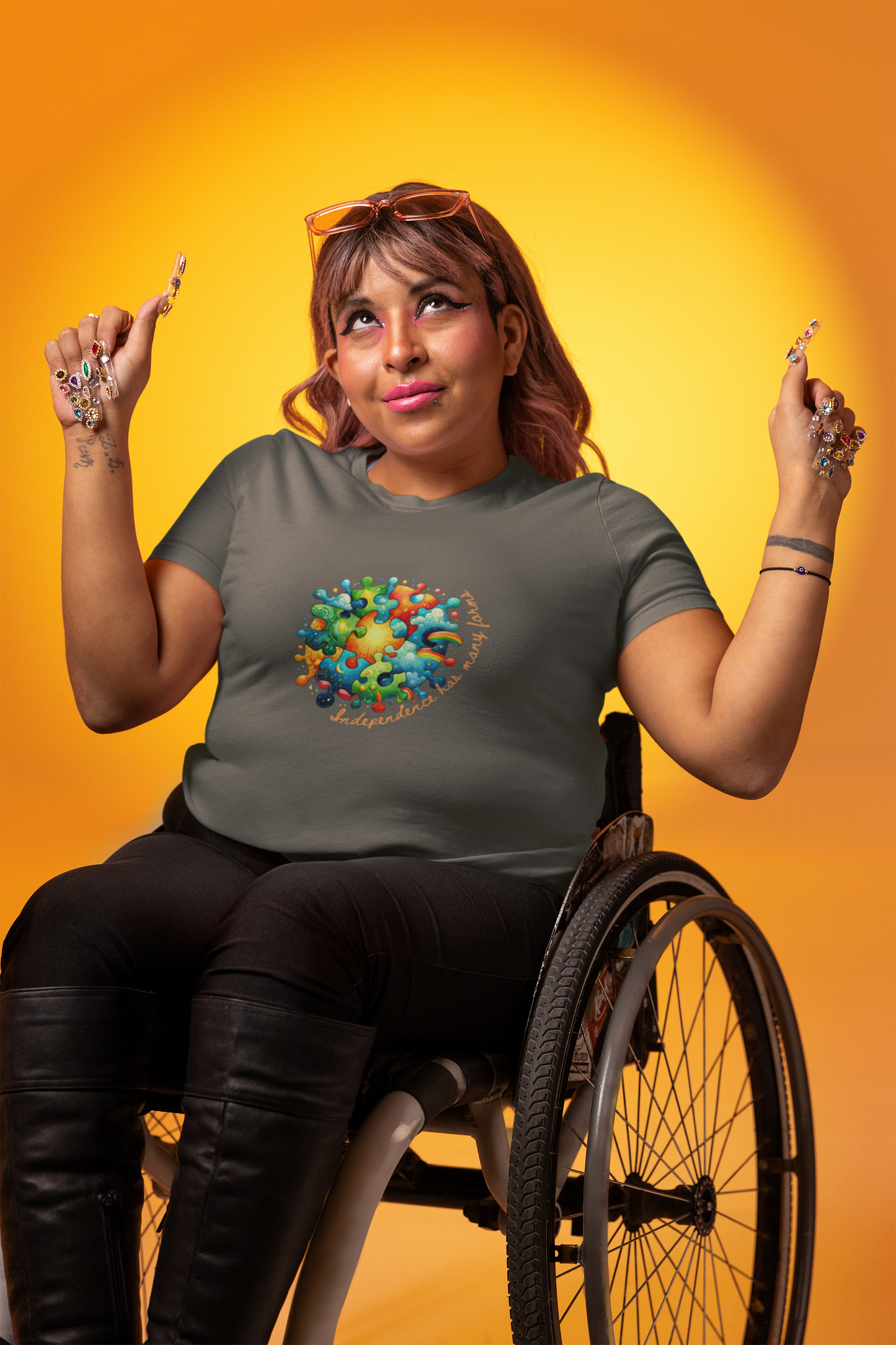 Unique Neurodiversity Motivation Tee for Special Needs: Positive Independence