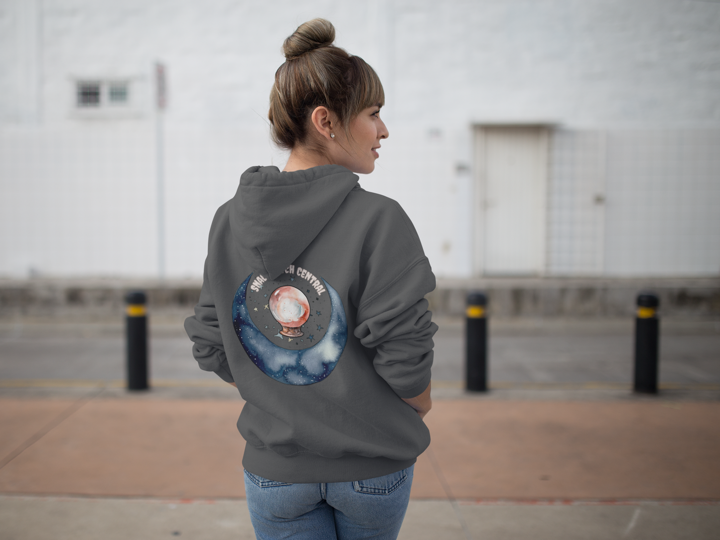 Get Comfy and Show Off Your Personality with our Snack B*tch Unisex College Hoodie - Perfect for Everyday Wear!