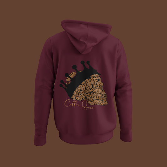 Queen of Caffeine Unisex Hoodie - Fuel Your Day with Style!