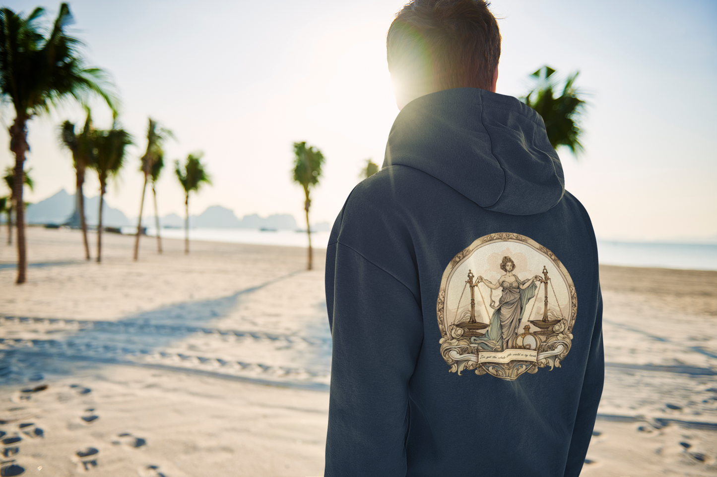 Libra Scales: Balance of Style Unisex College Hoodie