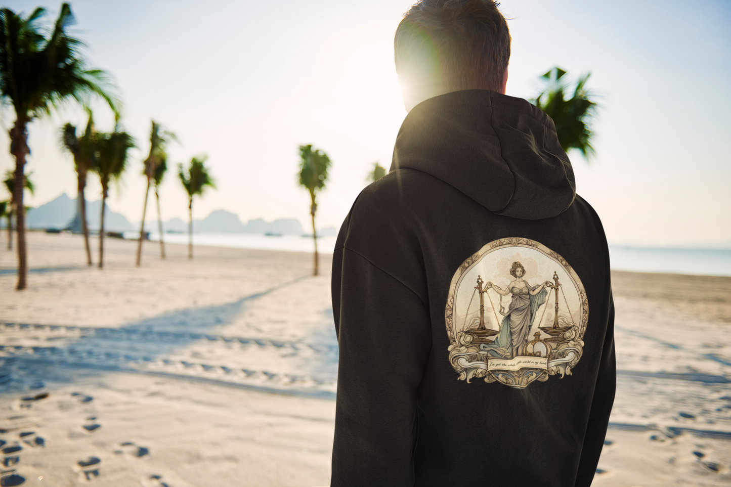 Libra Scales: Balance of Style Unisex College Hoodie