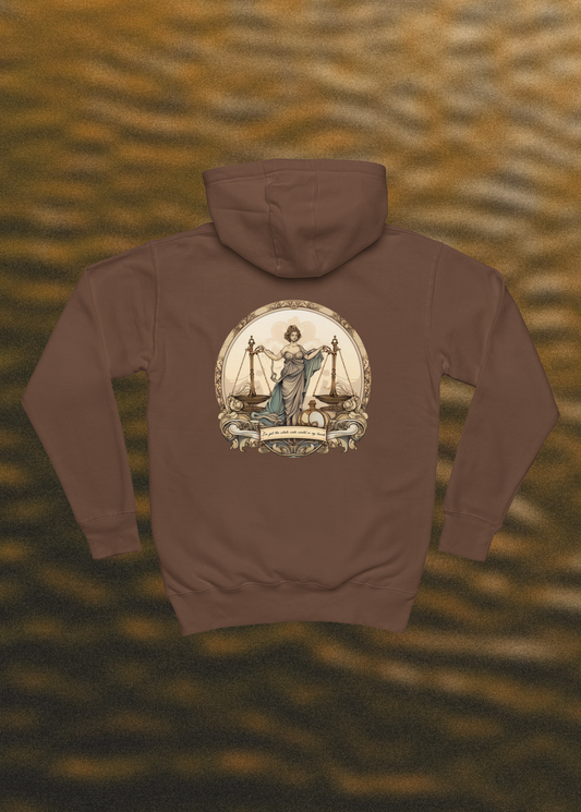 Libra Scales: Balance of Style Unisex College Hoodie