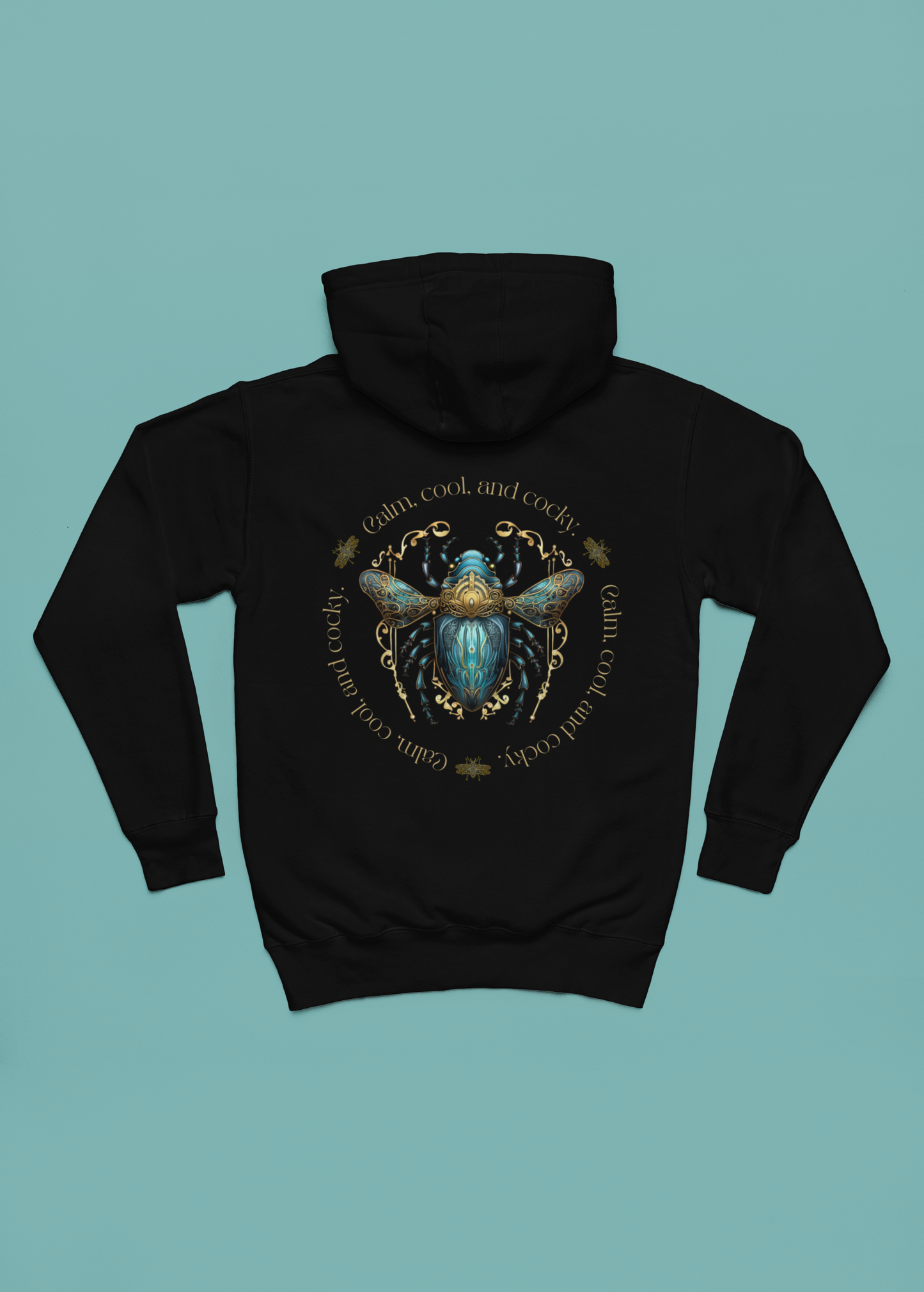 Calm Collected Unisex Hooded Sweatshirt
