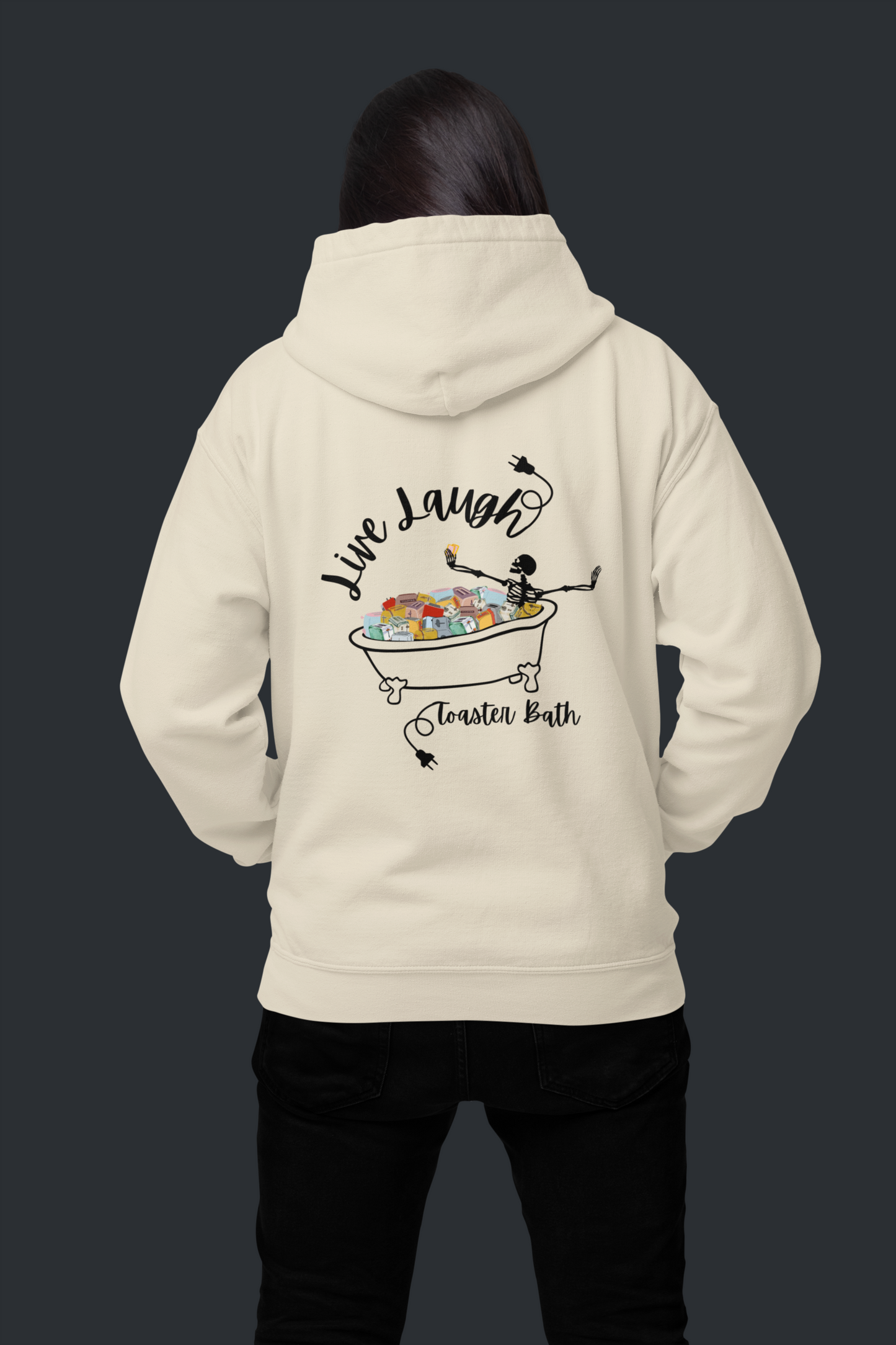 Live Laugh Cozy & Stylish Unisex Hooded Sweatshirt