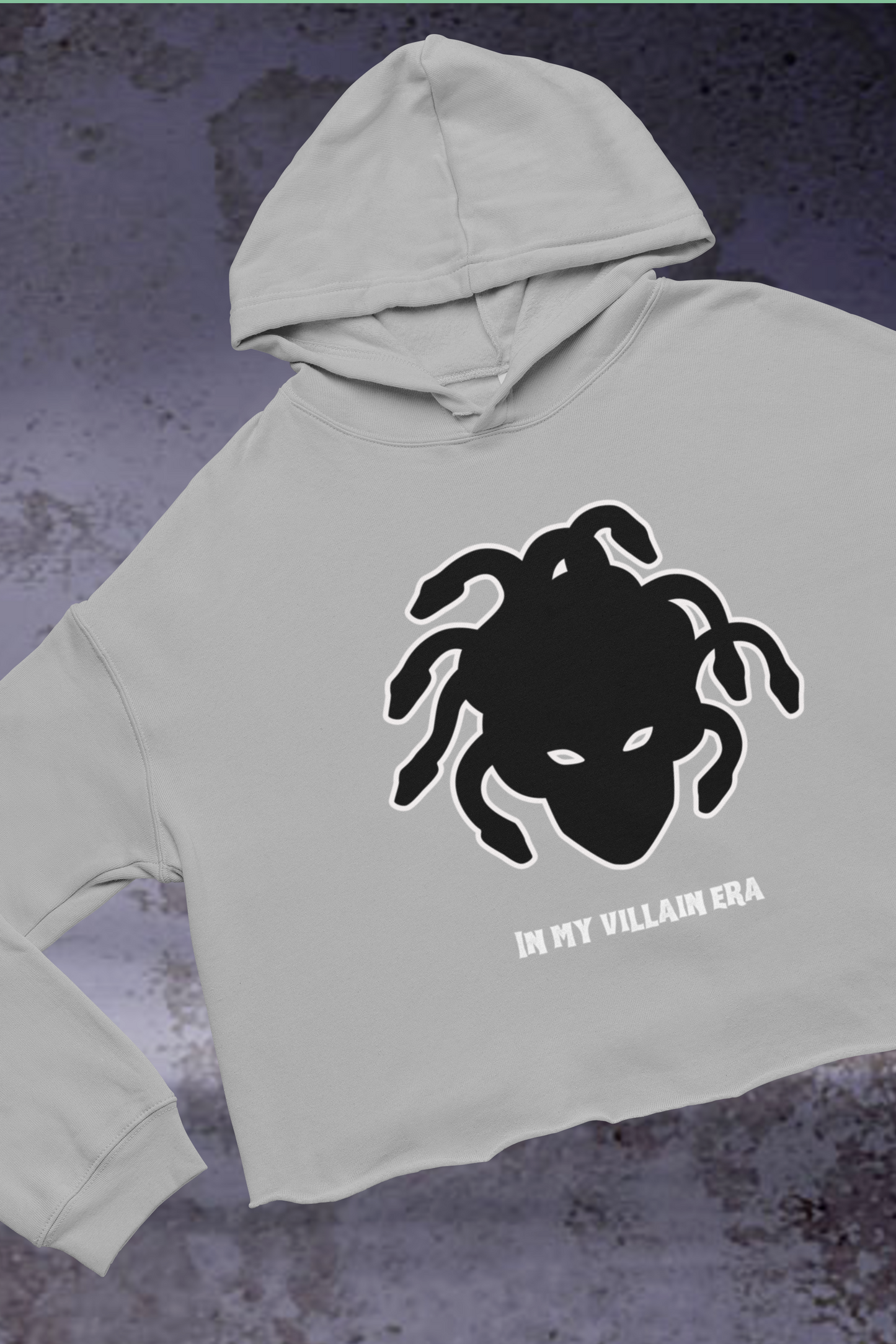Villian Era Cropped Hooded Sweatshirt
