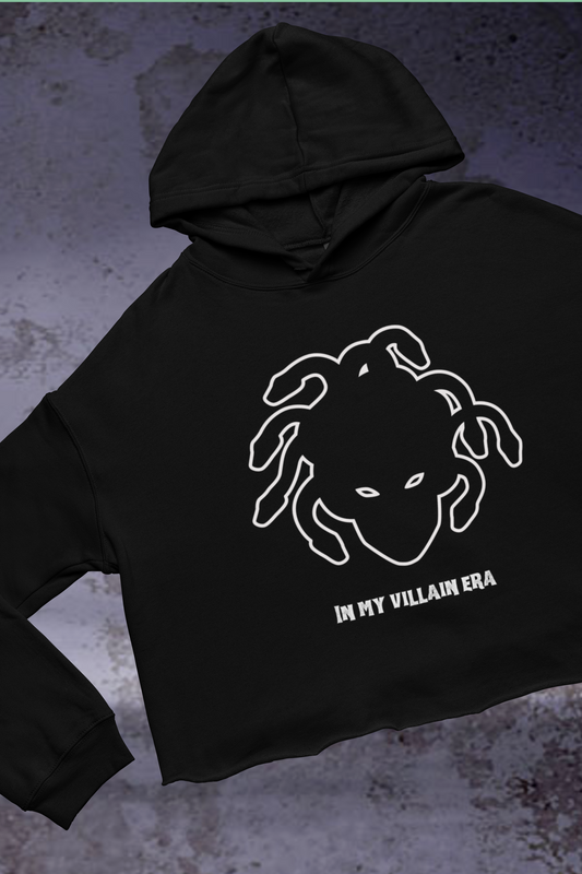 Villian Era Cropped Hooded Sweatshirt