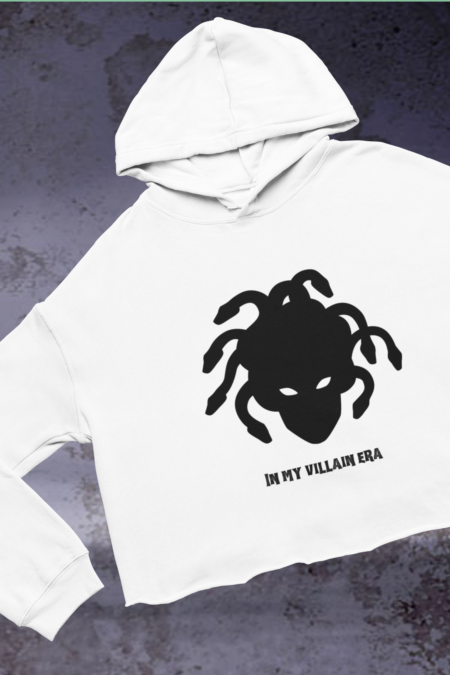 Villian Era Cropped Hooded Sweatshirt