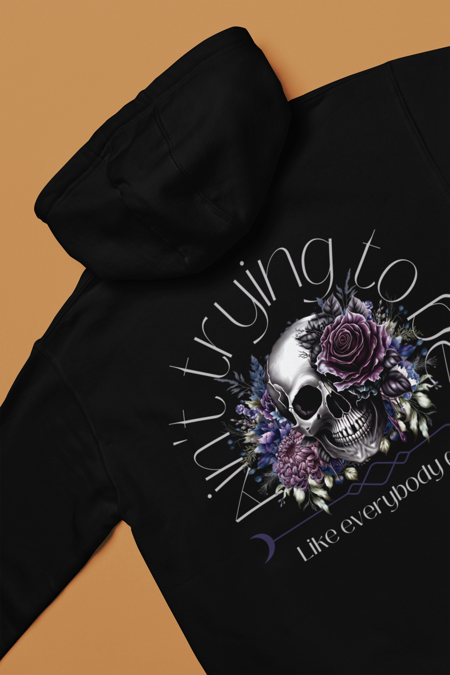 Make a statement with our Aint Trying Unisex Heavy Blend™ Hooded Sweatshirt in various colors