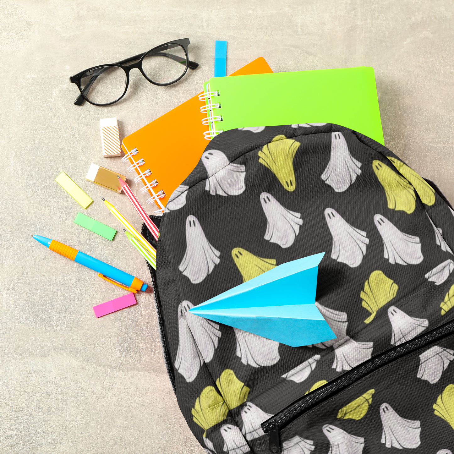 Ghost Printed Luxe Backpack