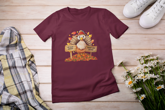 Support a Cause with Style - Turkey Lives Matter Youth Tee - Comfy and Ethically Made