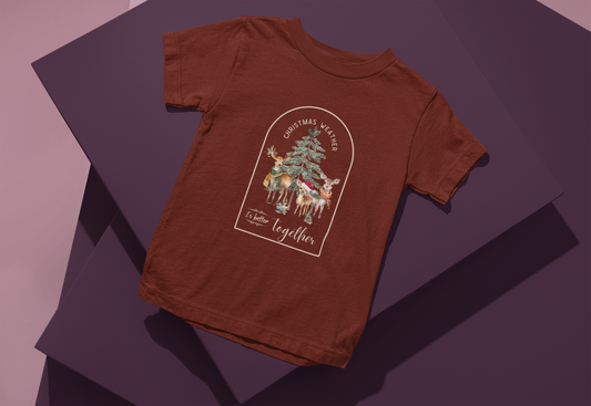 Deck the Halls with This Christmas Weather is Better Together Youth Tee!