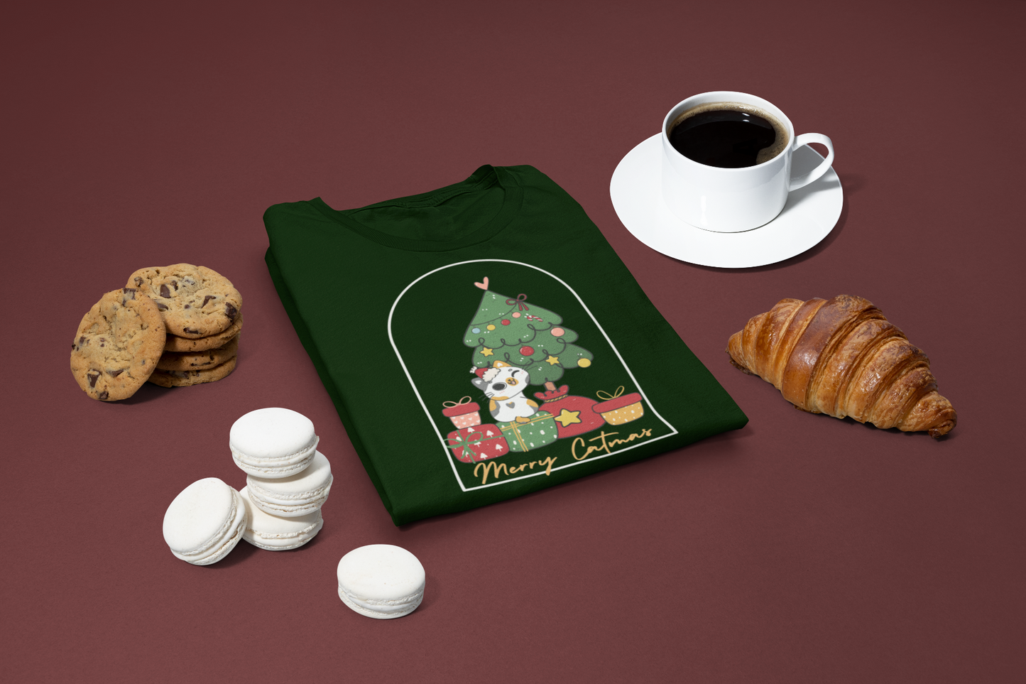 Celebrate Catmas with Style - Ultra Comfy Youth Short Sleeve Tee