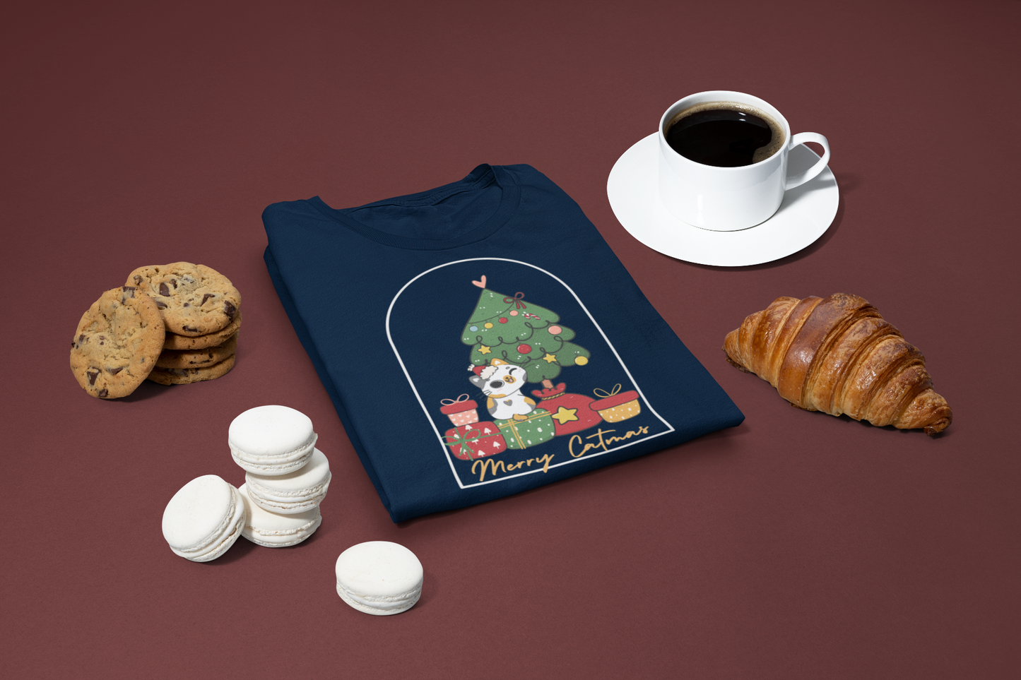Celebrate Catmas with Style - Ultra Comfy Youth Short Sleeve Tee