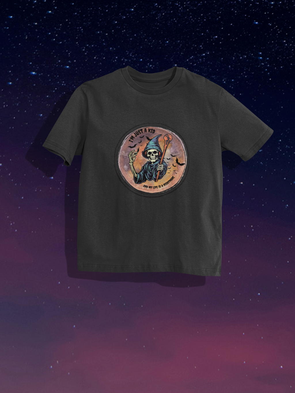 Adorable and Durable: Im Just A Kid Heavy Cotton™ Tee for Your Little Troublemaker