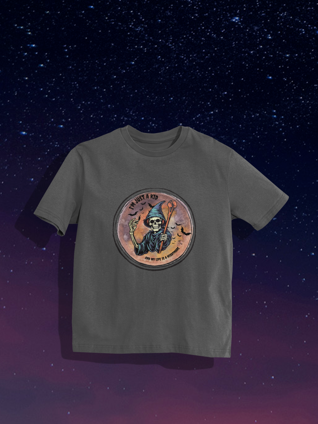 Adorable and Durable: Im Just A Kid Heavy Cotton™ Tee for Your Little Troublemaker