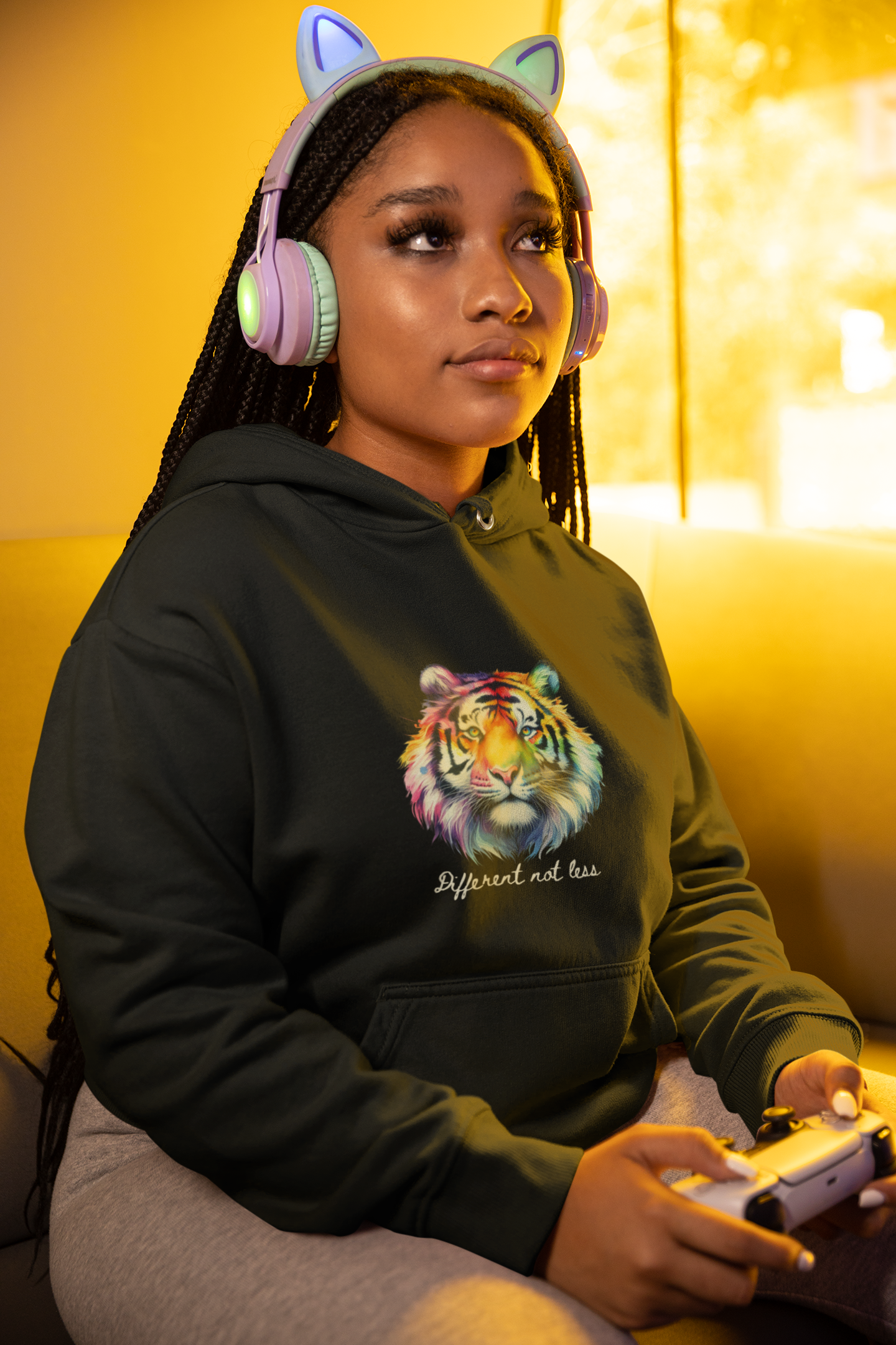 Different Not Less Children's Hoodie | Neurodiversity Design