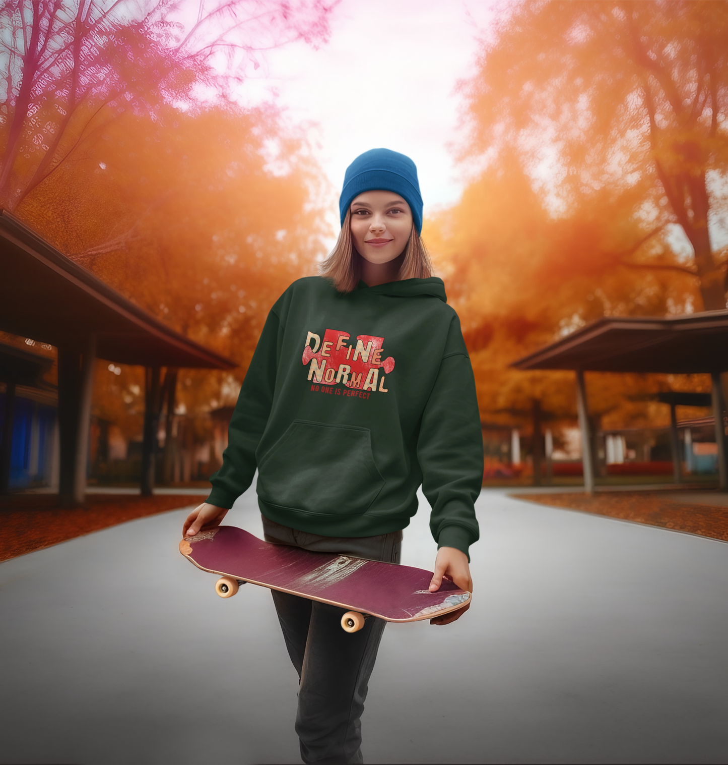 Experience Ultimate Comfort with Neurodiversity Youth Hoodie - Positive & Durable Design