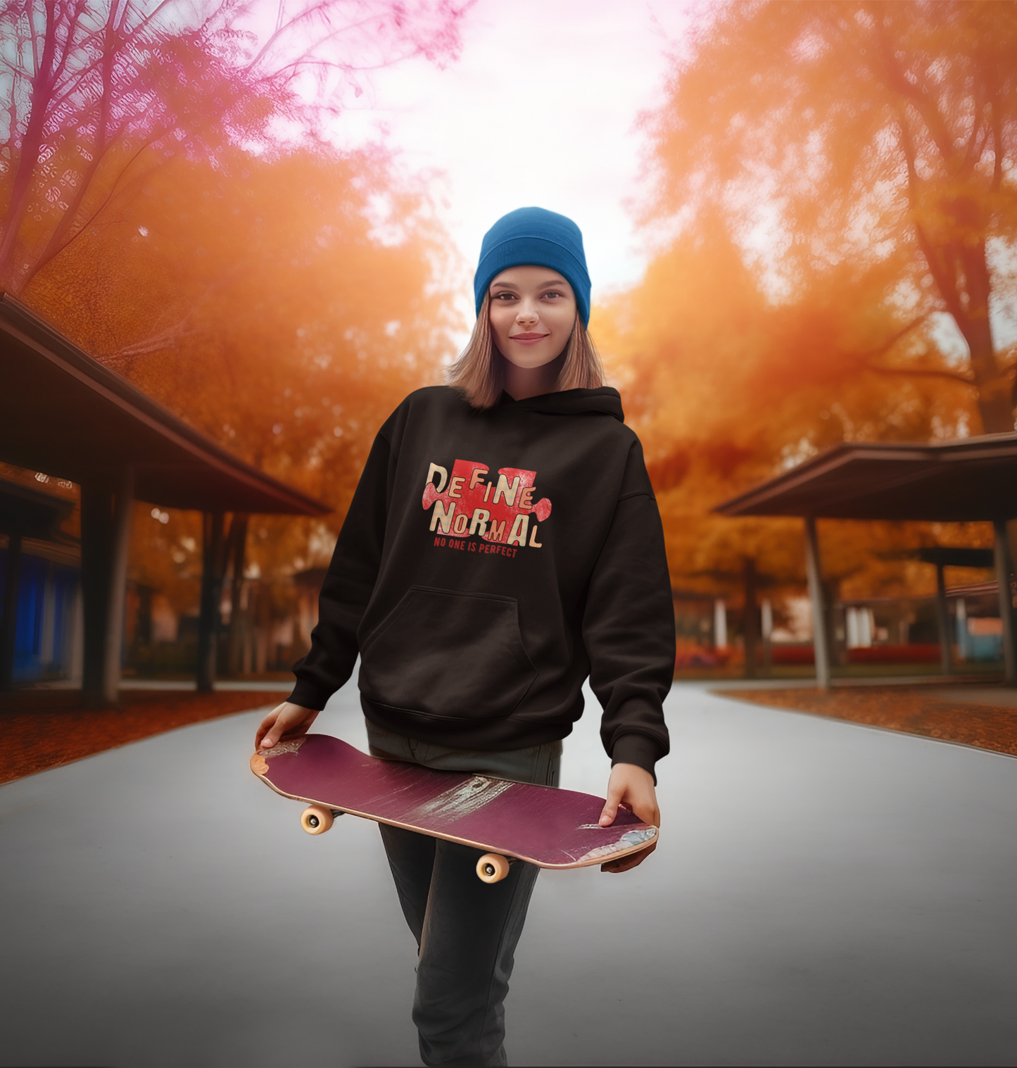 Experience Ultimate Comfort with Neurodiversity Youth Hoodie - Positive & Durable Design
