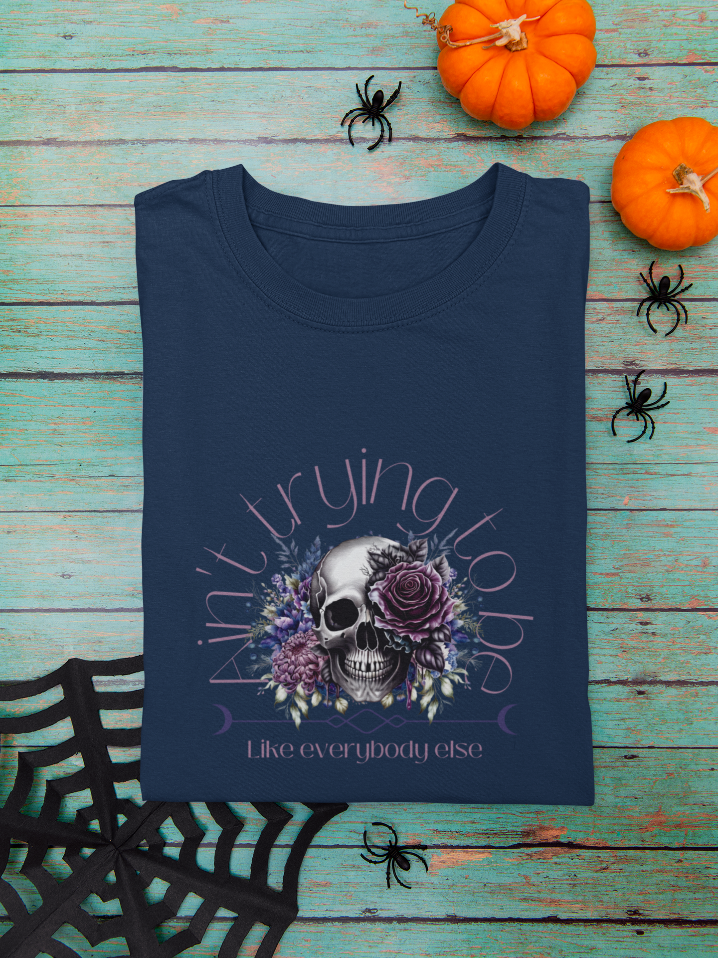 Ain't Trying Tee - Women's Softstyle Tee - Croigorm LLC - Feminine Take on Classic Tee