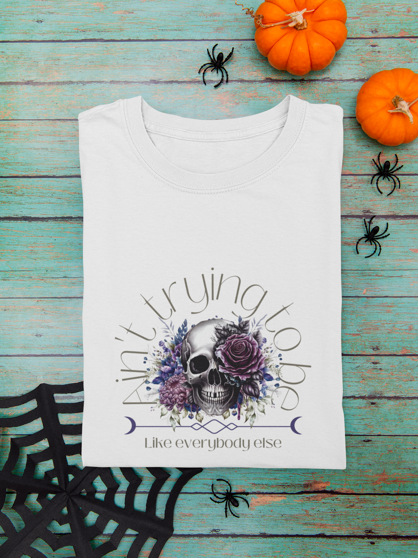 Ain't Trying Tee - Women's Softstyle Tee - Croigorm LLC - Feminine Take on Classic Tee