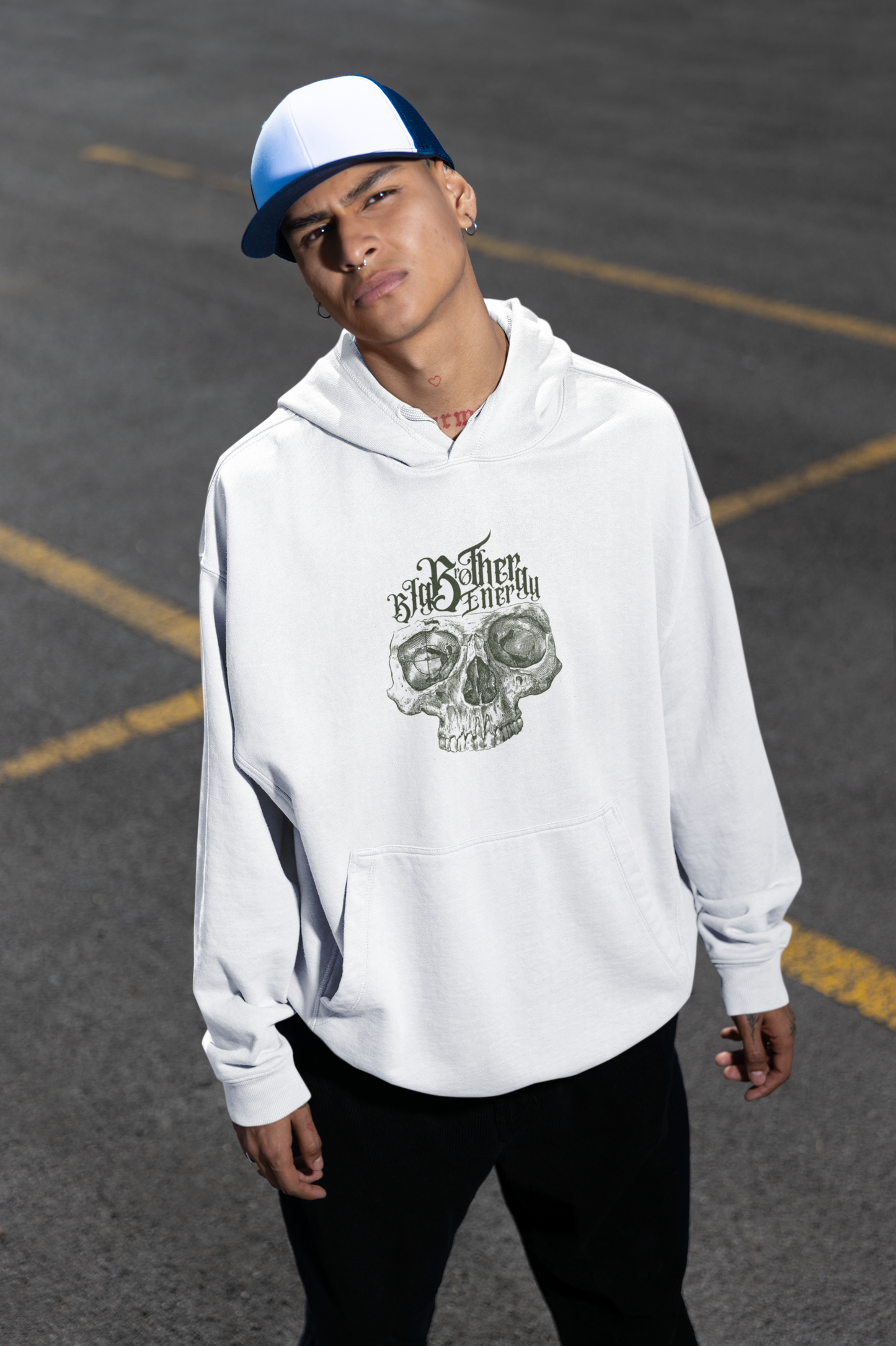 Cozy Men's Hooded Sweatshirt | Pre-Shrunk Blend for Dad or Brother