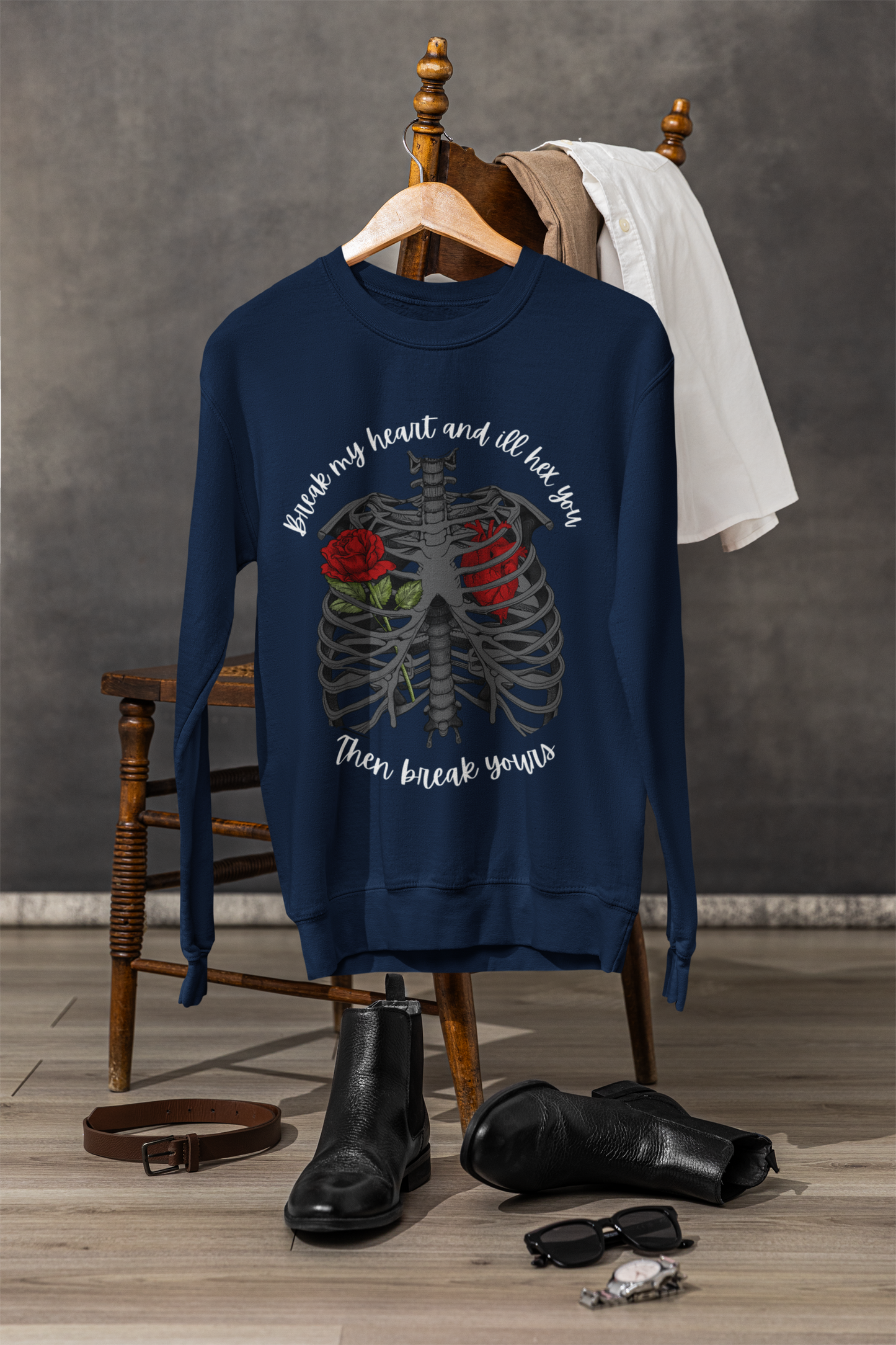 Turn Heads with our Ill Hex You Women's Cropped Sweatshirt - CroigormLLC