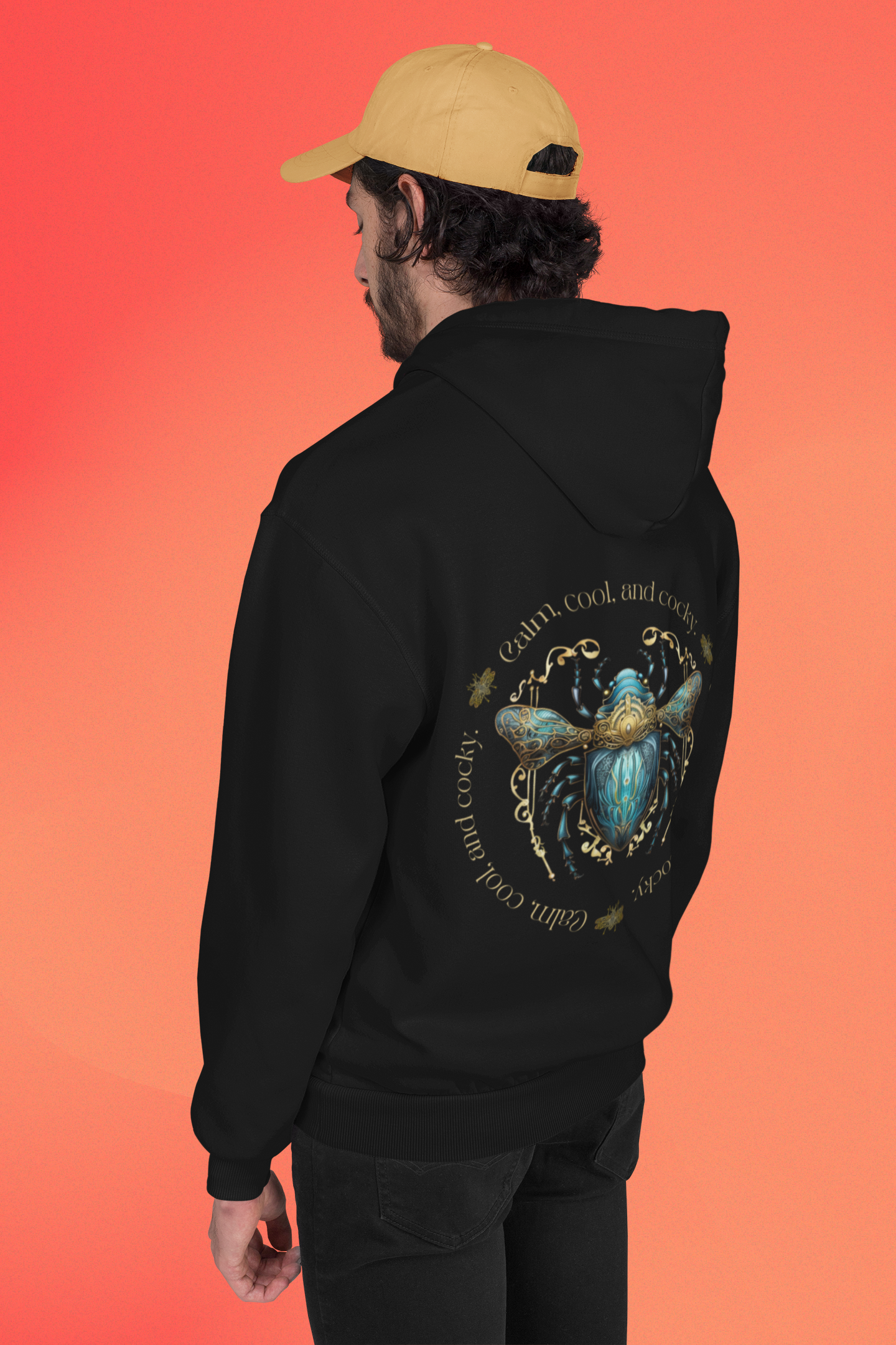 Epic Moments Await with this Calm and Cool Unisex Hooded Sweatshirt - Perfectly Balanced Style